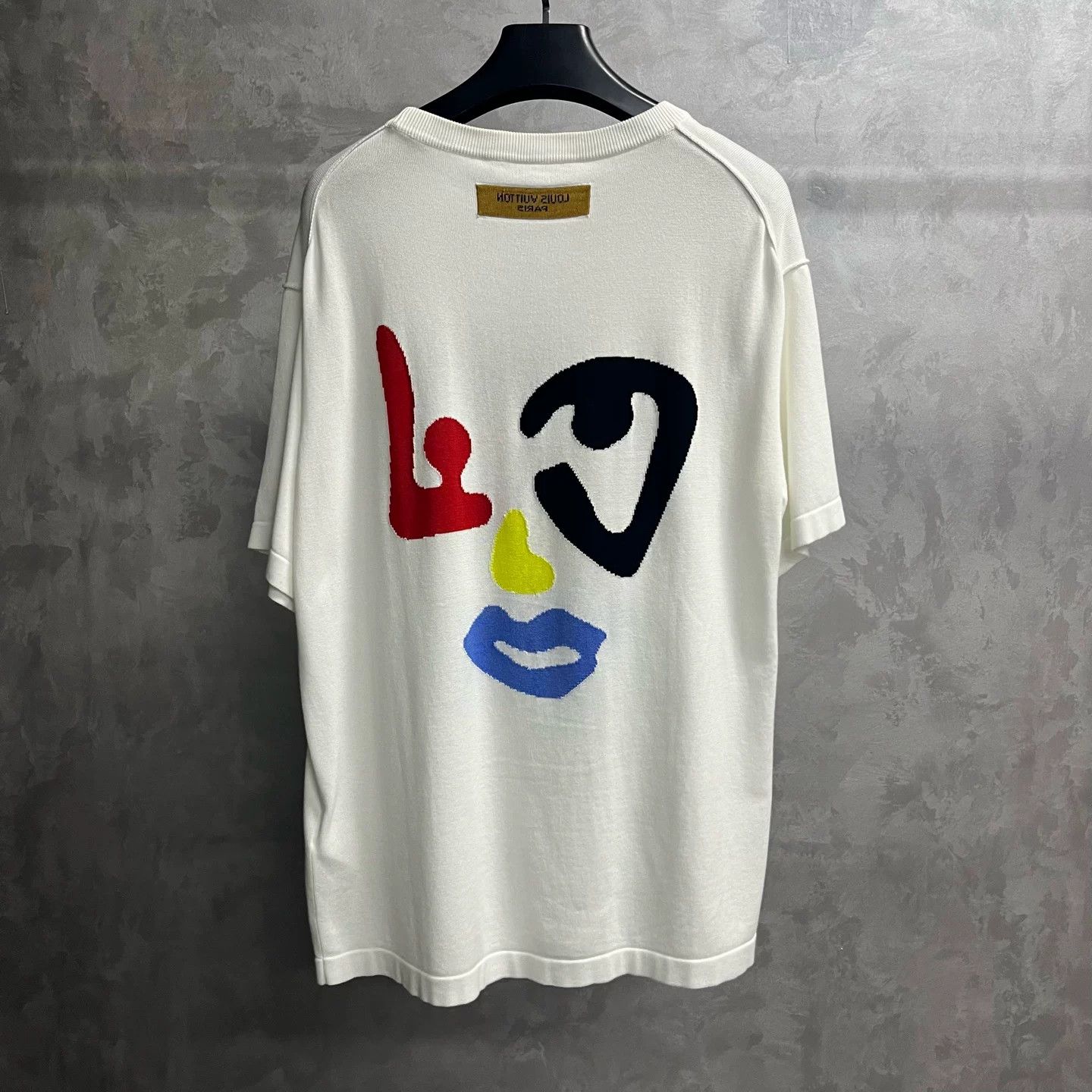 Louis Vuitton Louis Vuitton White Geometric Short Sleeve T-shirt Size US XL / EU 56 / 4 - 5 Thumbnail