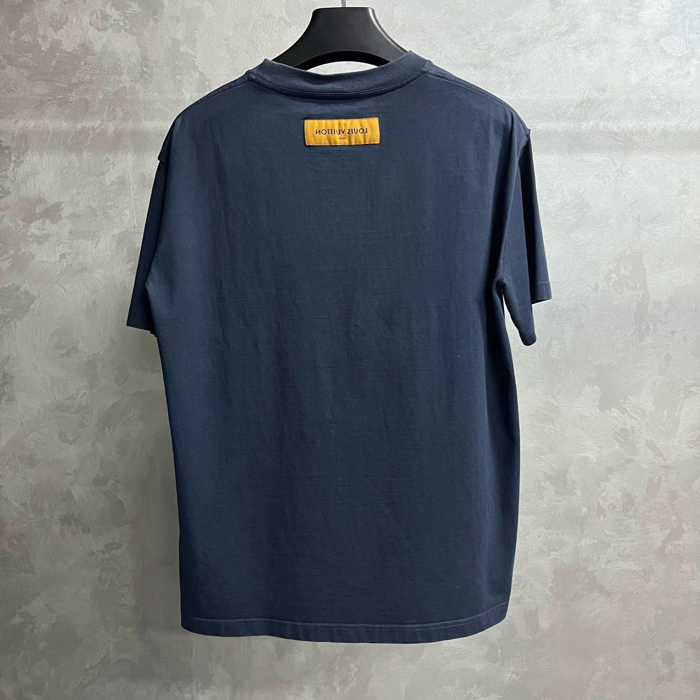 Louis Vuitton Louis Vuitton Blue Embroidered Logo T-Shirt Size US L / EU 52-54 / 3 - 6 Thumbnail