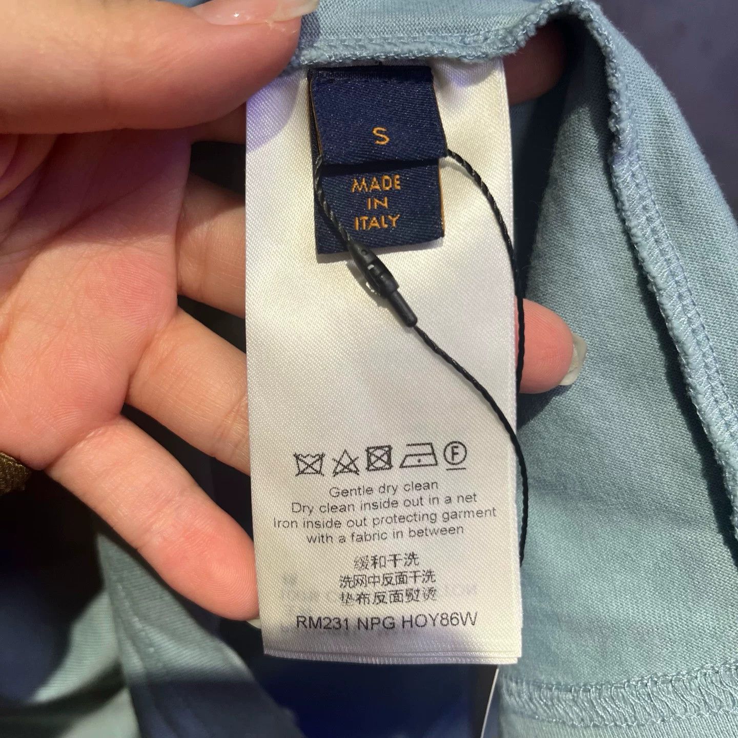 Louis Vuitton Louis Vuitton Blue Tool Embroidery T-Shirt Size US S / EU 44-46 / 1 - 2 Thumbnail