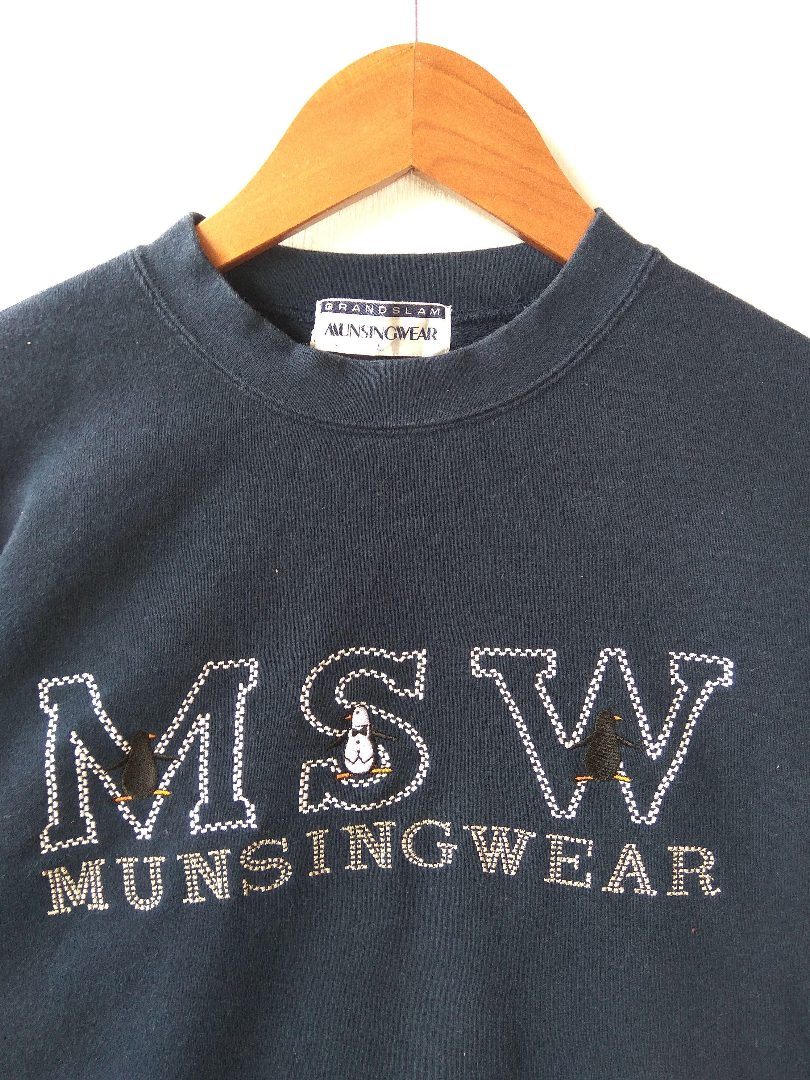 Grand Slam Vintage Grand Slam Munsing Wear sweatshirt big logo Size US L / EU 52-54 / 3 - 2 Thumbnail
