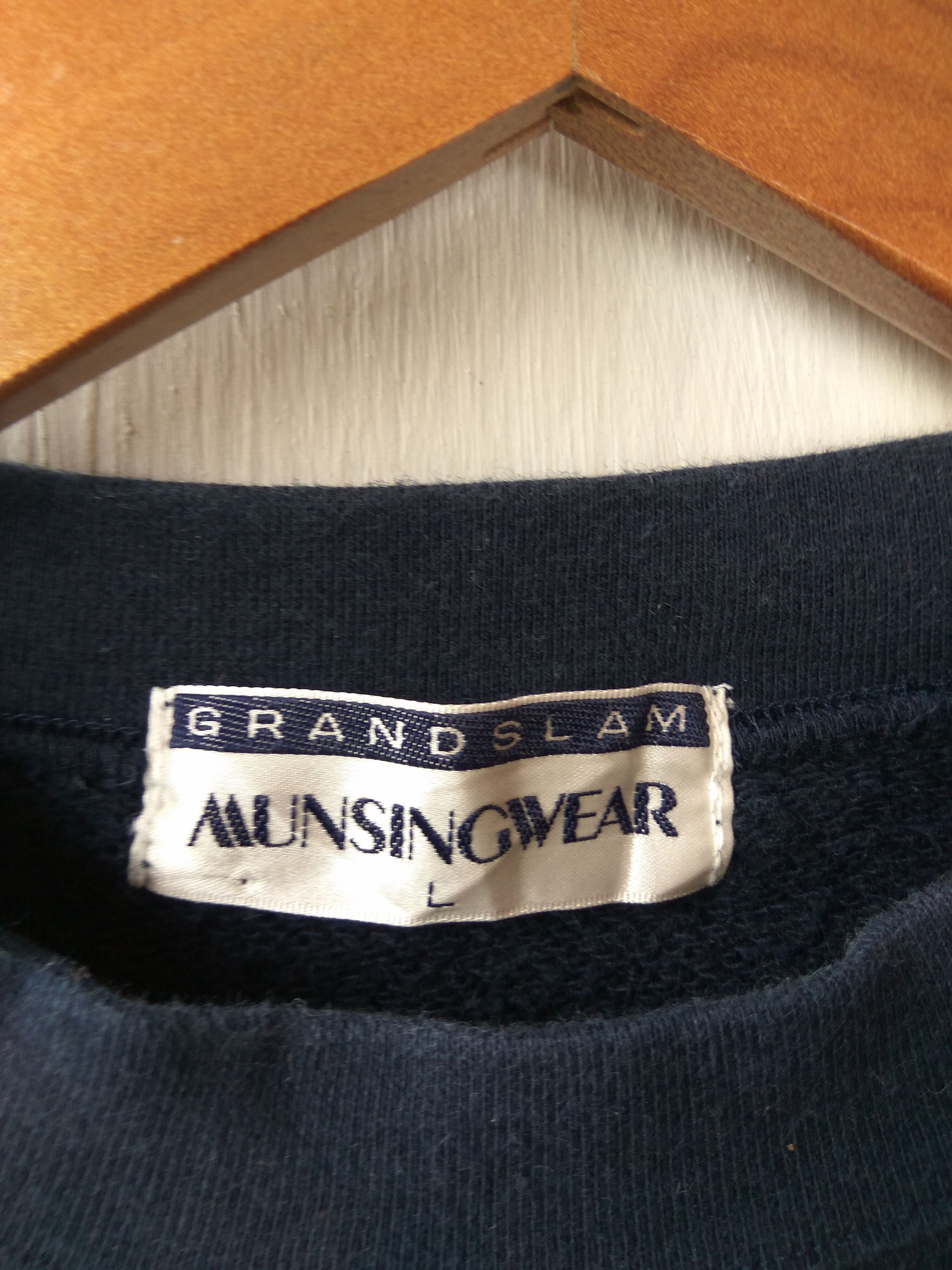 Grand Slam Vintage Grand Slam Munsing Wear sweatshirt big logo Size US L / EU 52-54 / 3 - 4 Thumbnail