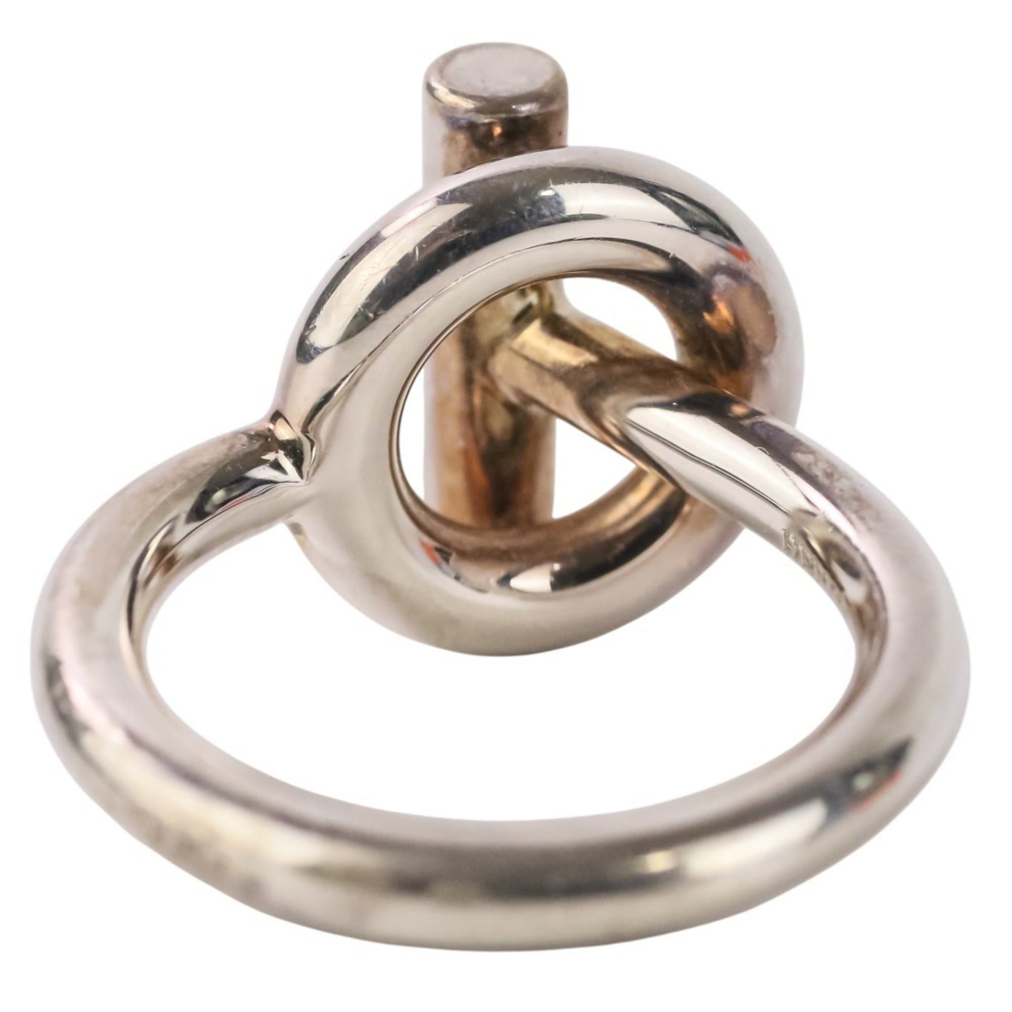 Hermes HERMES Echappé MM Ring, SV925, Size 56, Silver, Men's/Women's. Size ONE SIZE - 5 Thumbnail