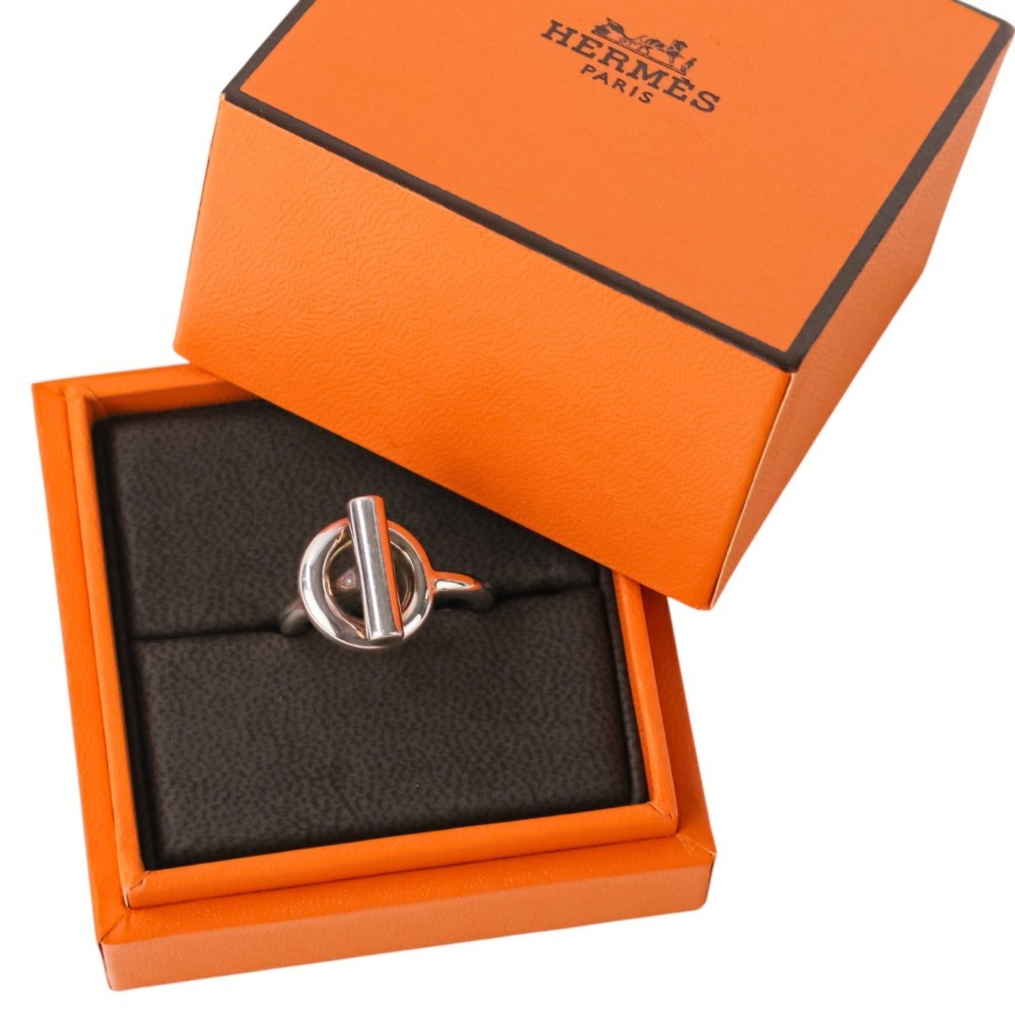 Hermes HERMES Echappé MM Ring, SV925, Size 56, Silver, Men's/Women's. Size ONE SIZE - 11 Thumbnail