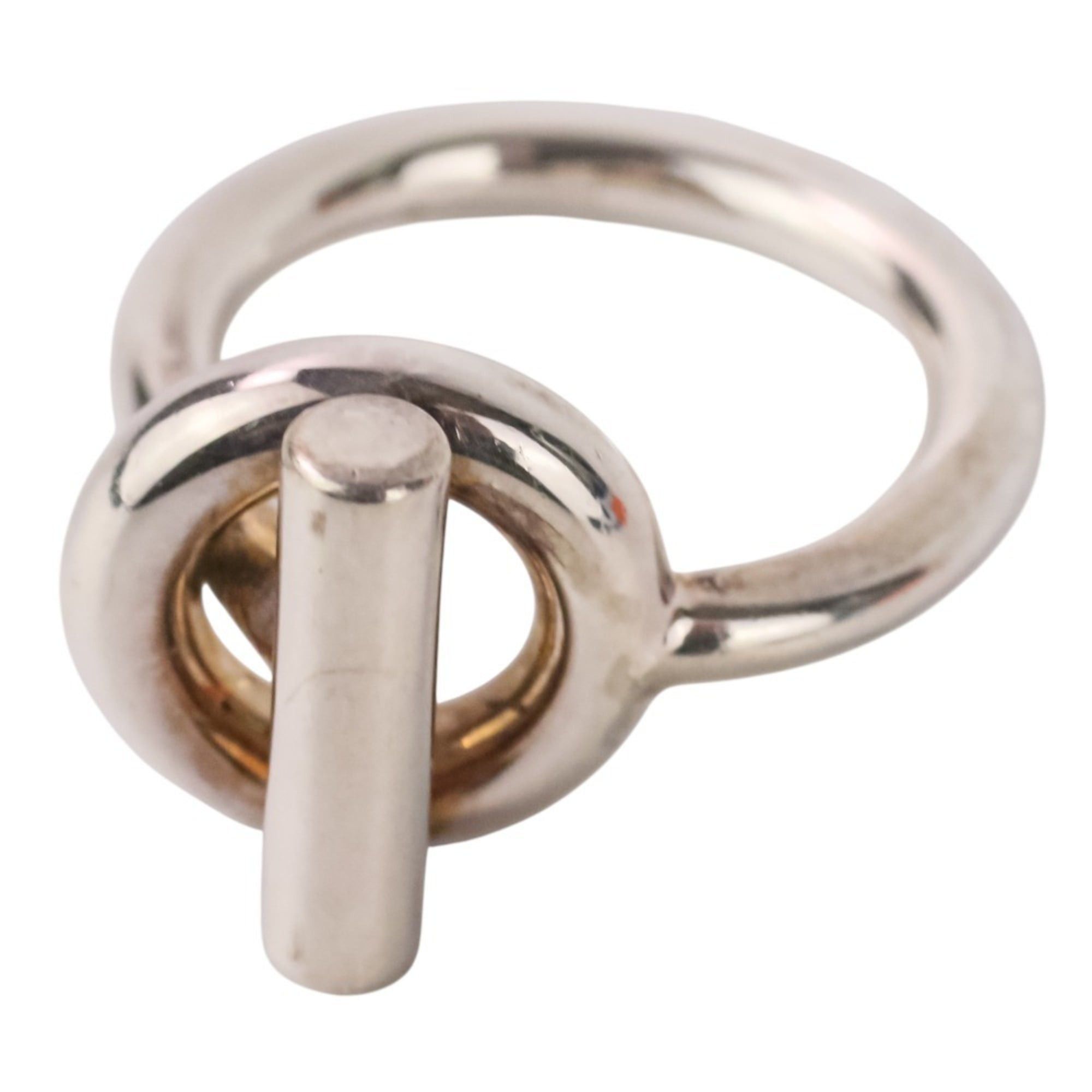 Hermes HERMES Echappé MM Ring, SV925, Size 56, Silver, Men's/Women's. Size ONE SIZE - 2 Thumbnail
