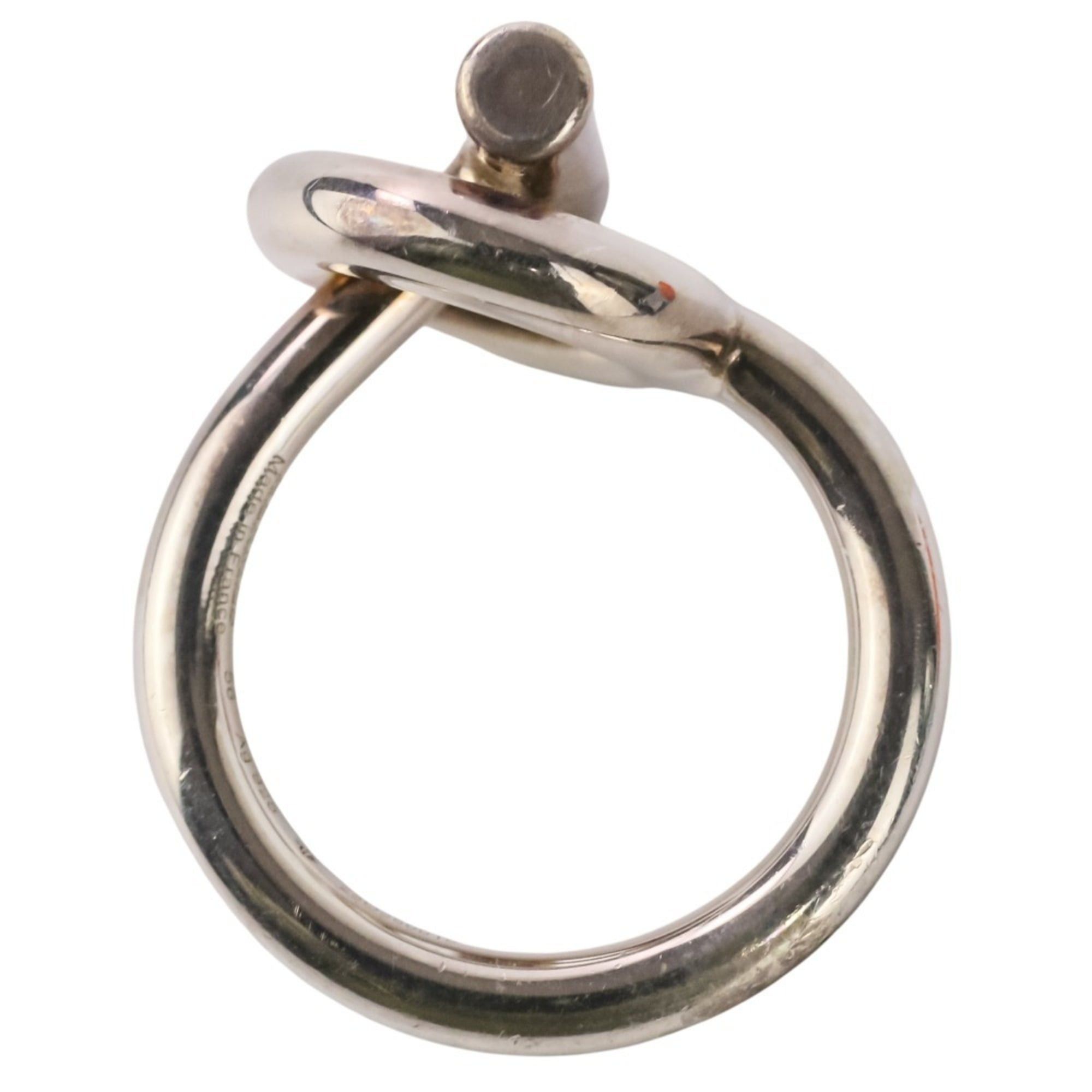 Hermes HERMES Echappé MM Ring, SV925, Size 56, Silver, Men's/Women's. Size ONE SIZE - 7 Thumbnail
