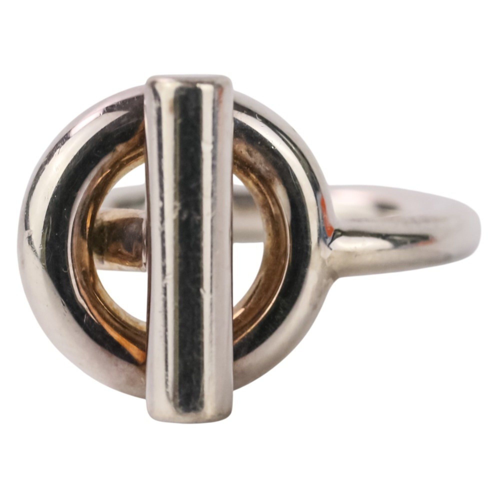 Hermes HERMES Echappé MM Ring, SV925, Size 56, Silver, Men's/Women's. Size ONE SIZE - 3 Thumbnail