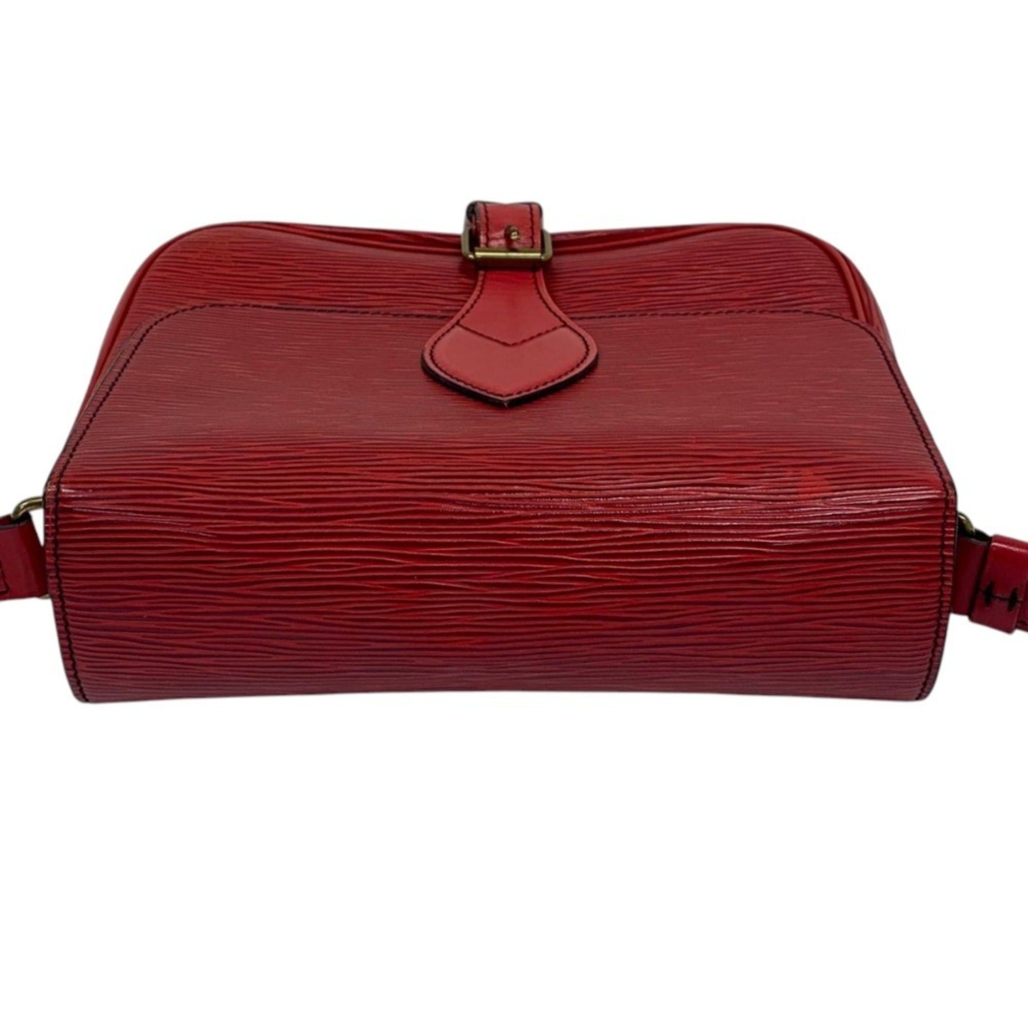 Louis Vuitton Louis Vuitton Cartouchiere MM Epi Leather Shoulder Bag M52247 Red Women's Size ONE SIZE - 7 Thumbnail