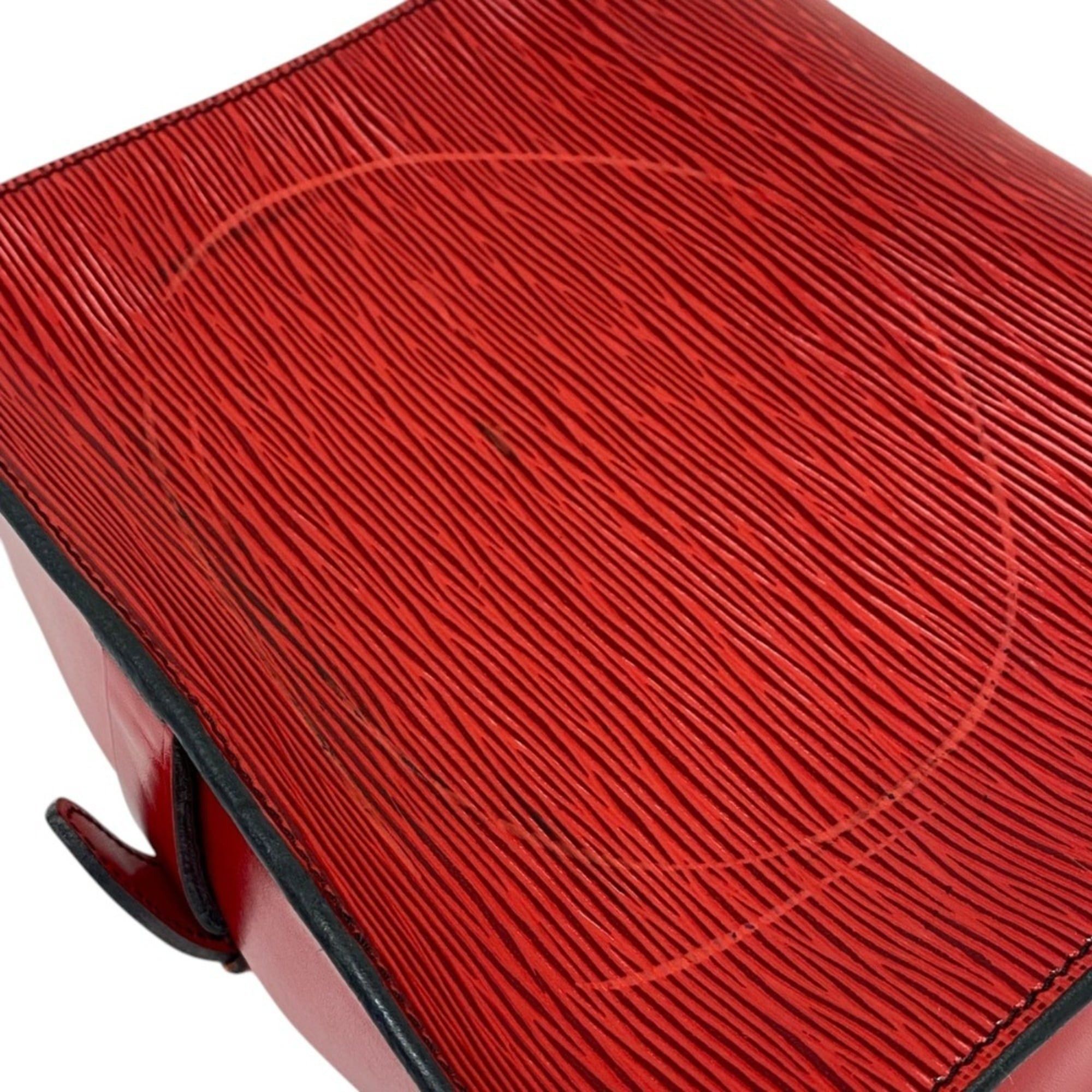Louis Vuitton Louis Vuitton Cartouchiere MM Epi Leather Shoulder Bag M52247 Red Women's Size ONE SIZE - 9 Thumbnail