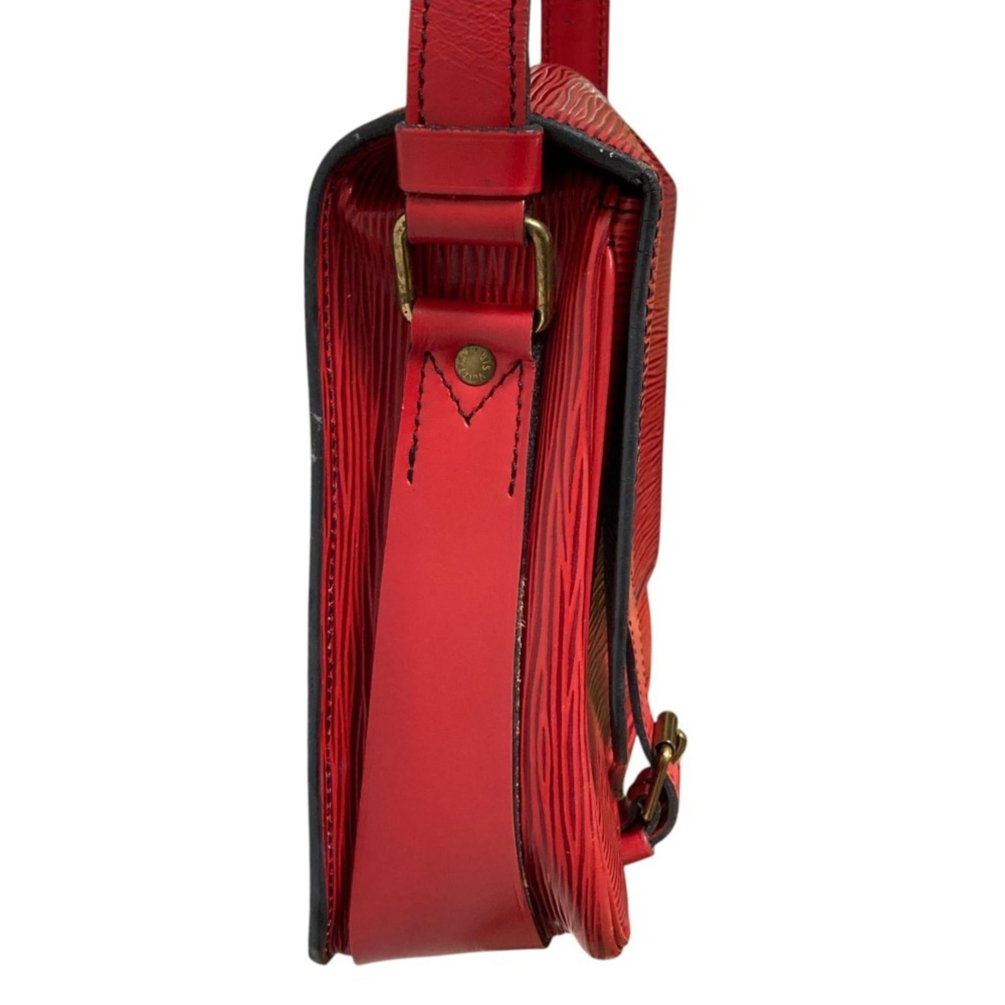 Louis Vuitton Louis Vuitton Cartouchiere MM Epi Leather Shoulder Bag M52247 Red Women's Size ONE SIZE - 3 Thumbnail