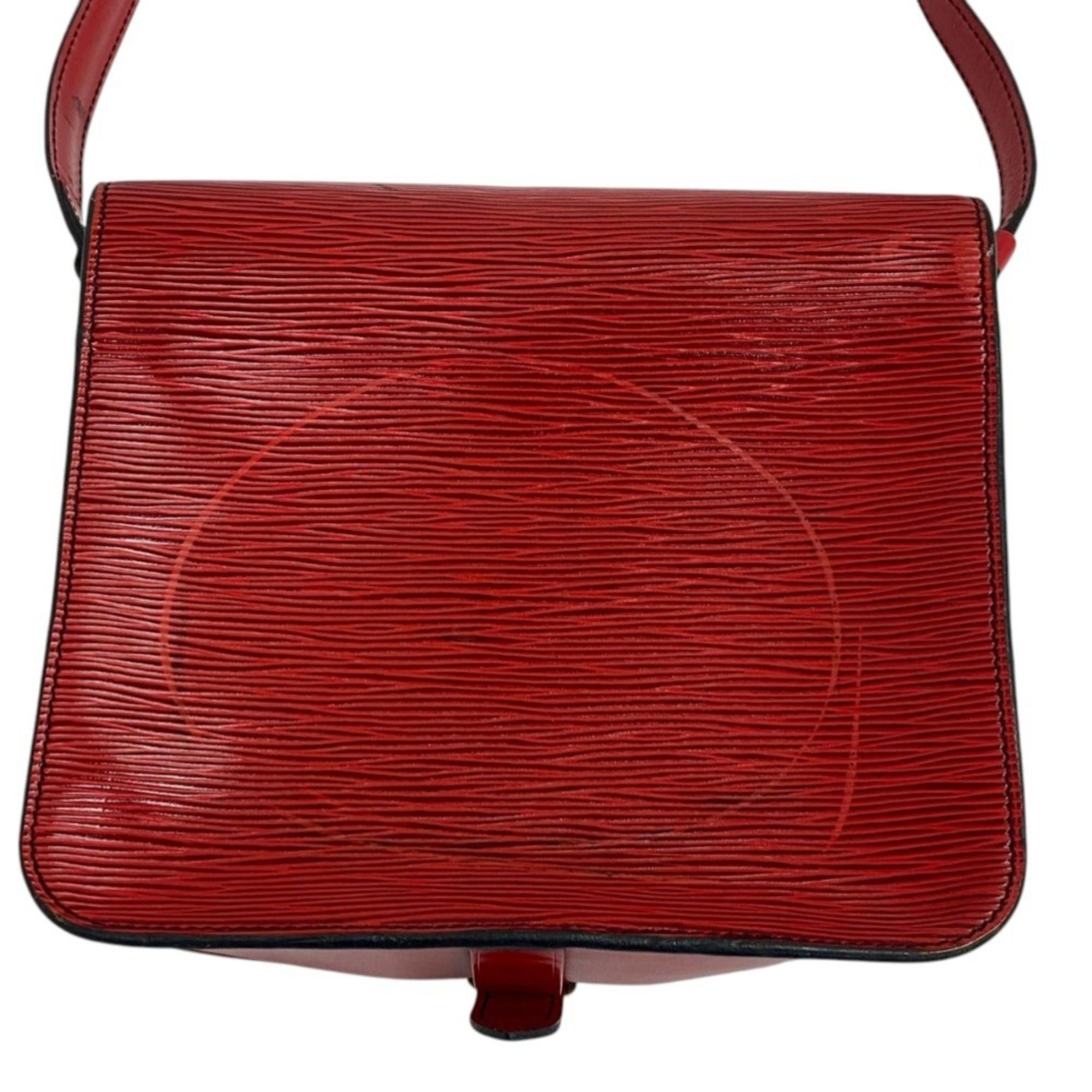 Louis Vuitton Louis Vuitton Cartouchiere MM Epi Leather Shoulder Bag M52247 Red Women's Size ONE SIZE - 2 Thumbnail