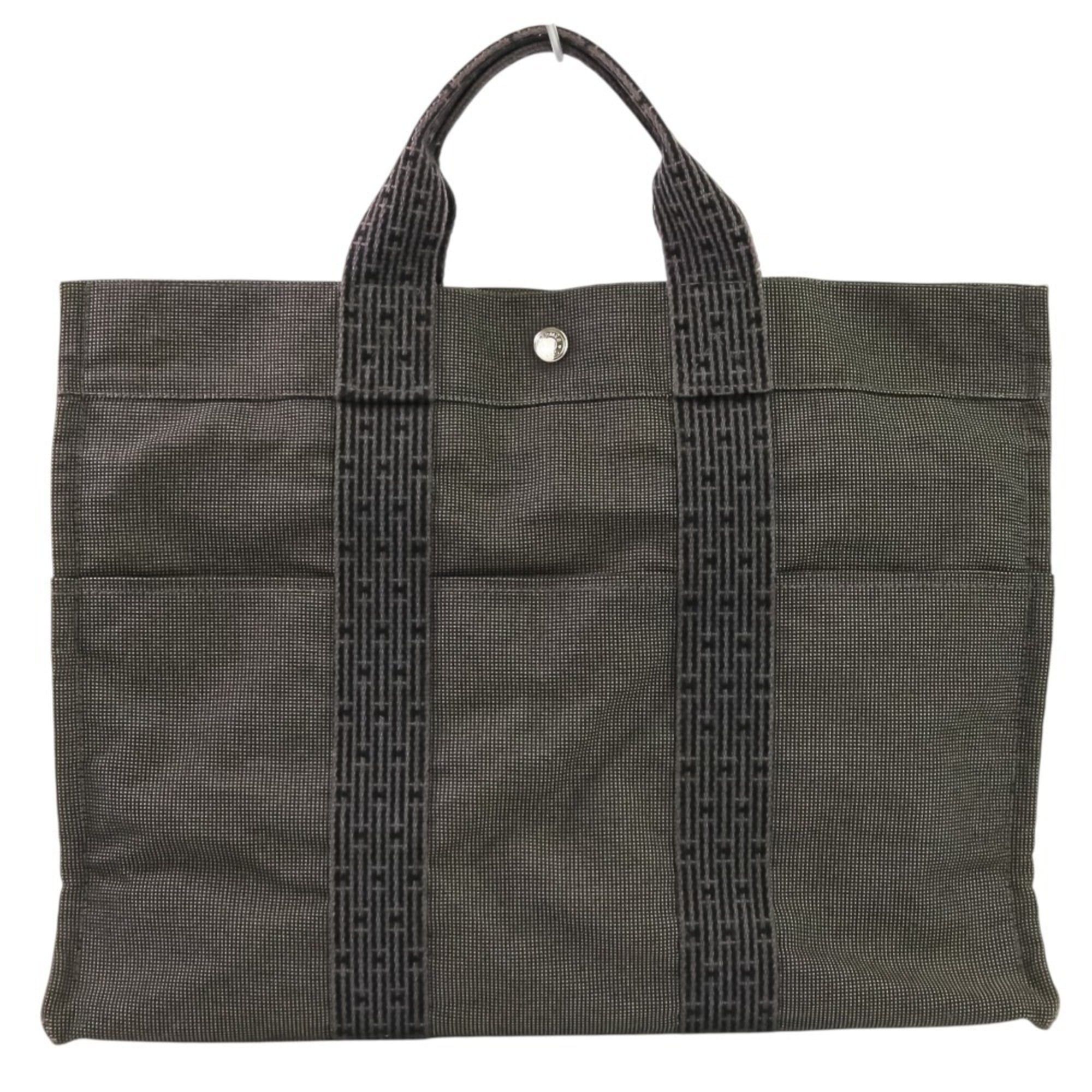 Hermes Hermes Herline Tote Bag MM Gray Men's Women's Size ONE SIZE - 2 Thumbnail