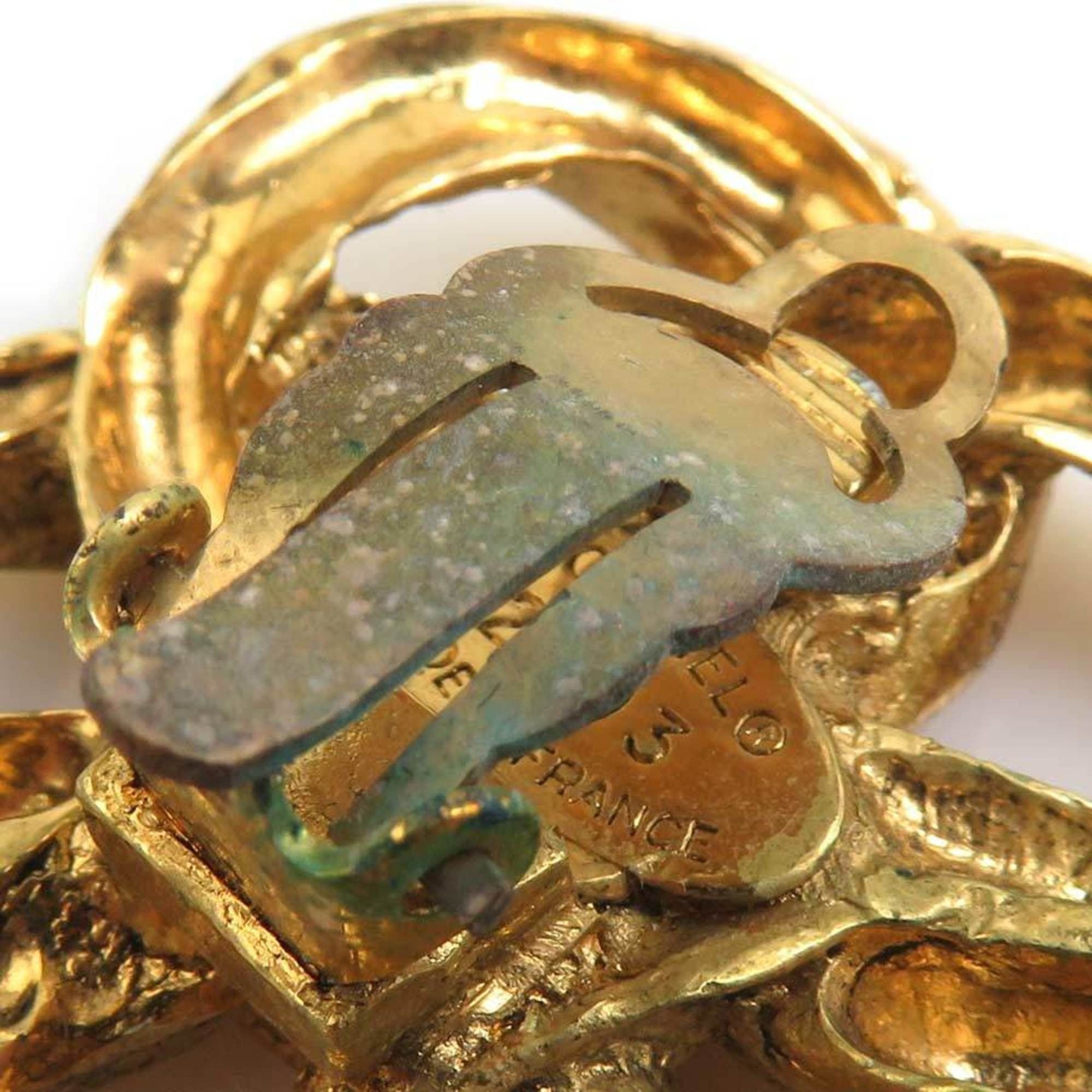 Chanel Chanel earrings, metal, gold, women's, free shipping, h32030a Size ONE SIZE - 8 Thumbnail