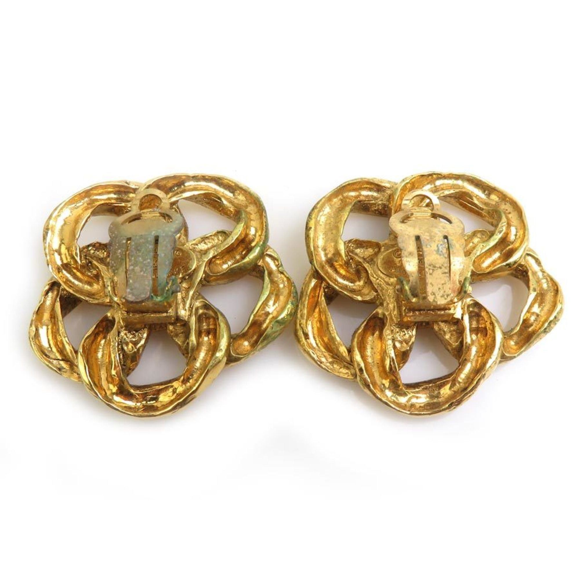 Chanel Chanel earrings, metal, gold, women's, free shipping, h32030a Size ONE SIZE - 6 Thumbnail