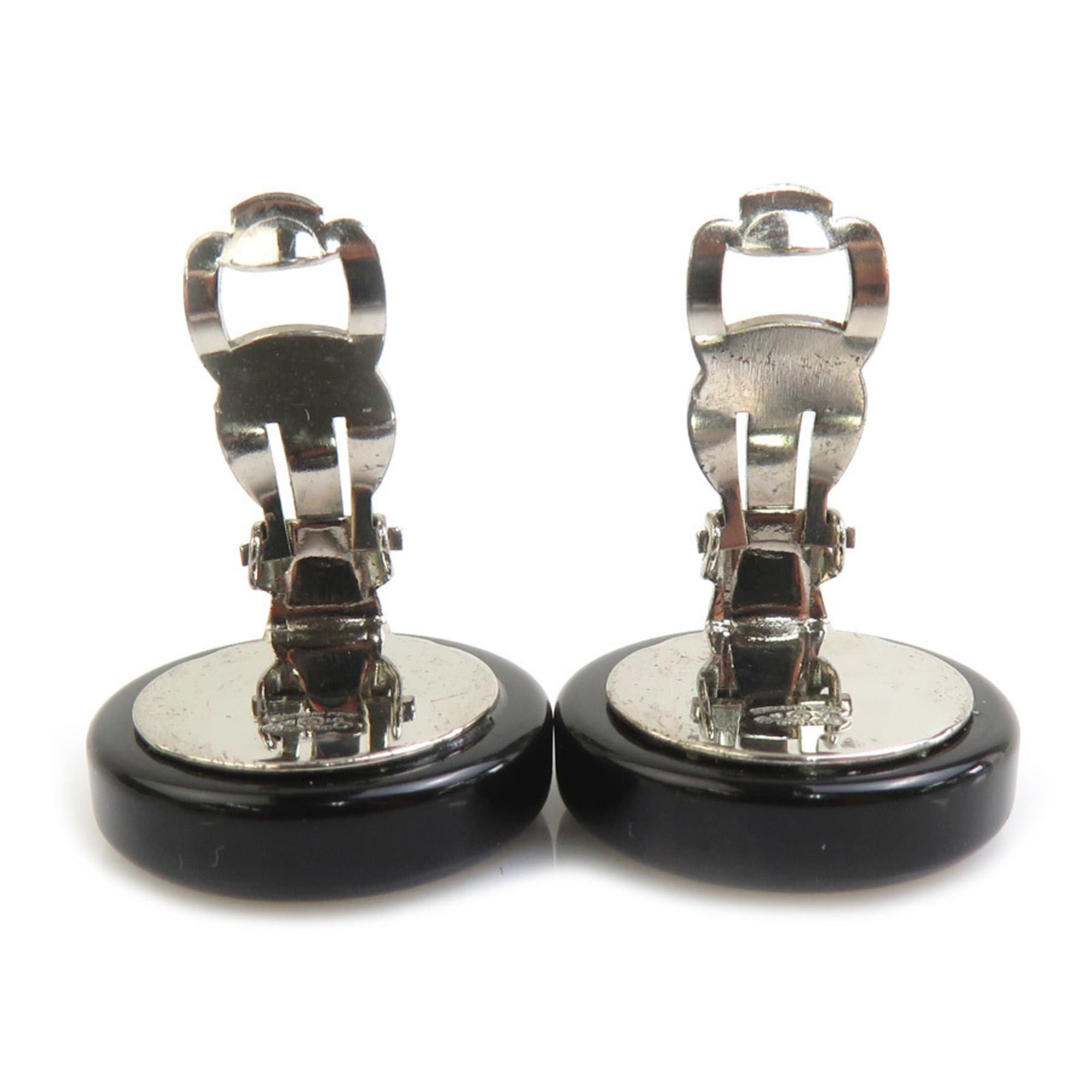 Chanel Chanel earrings, plastic and metal, black silver, for women, free shipping, h32032i Size ONE SIZE - 6 Thumbnail