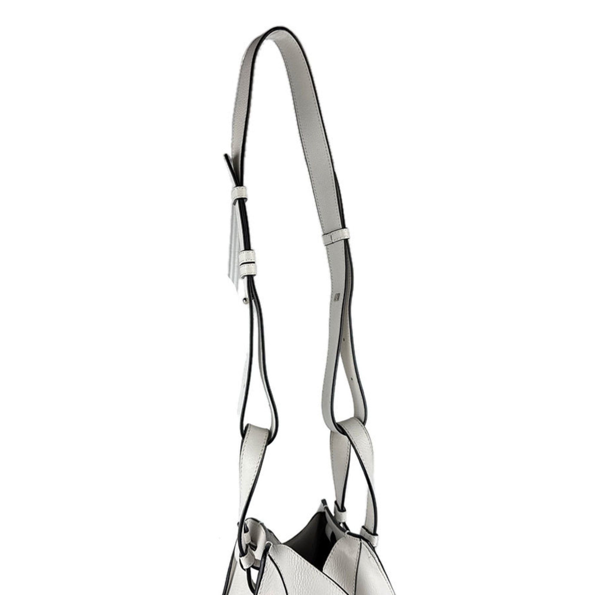 Loewe Loewe Hammock Leather Shoulder Bag/Handbag, White, Women's, Free Shipping (z8991) Size ONE SIZE - 11 Thumbnail