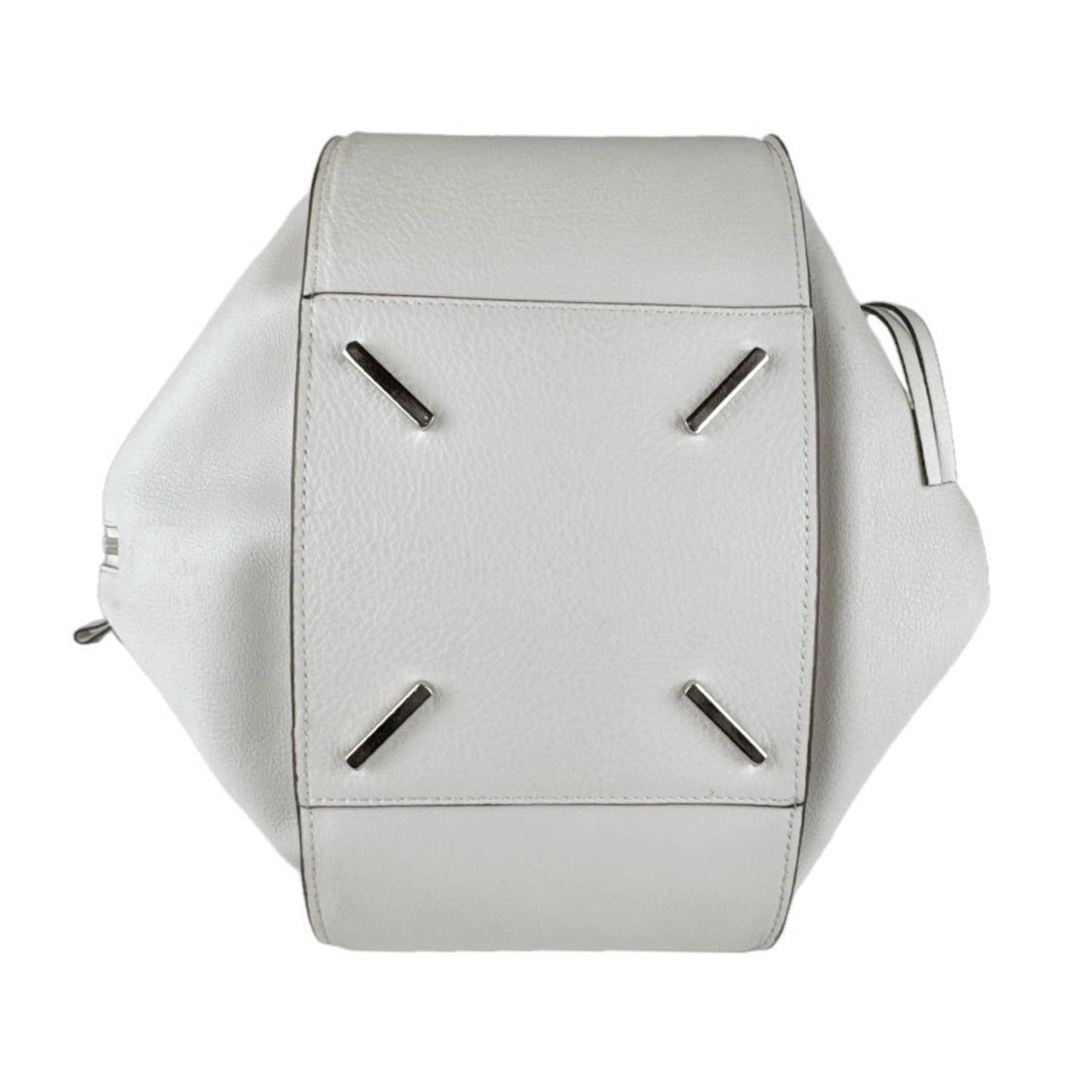 Loewe Loewe Hammock Leather Shoulder Bag/Handbag, White, Women's, Free Shipping (z8991) Size ONE SIZE - 4 Thumbnail