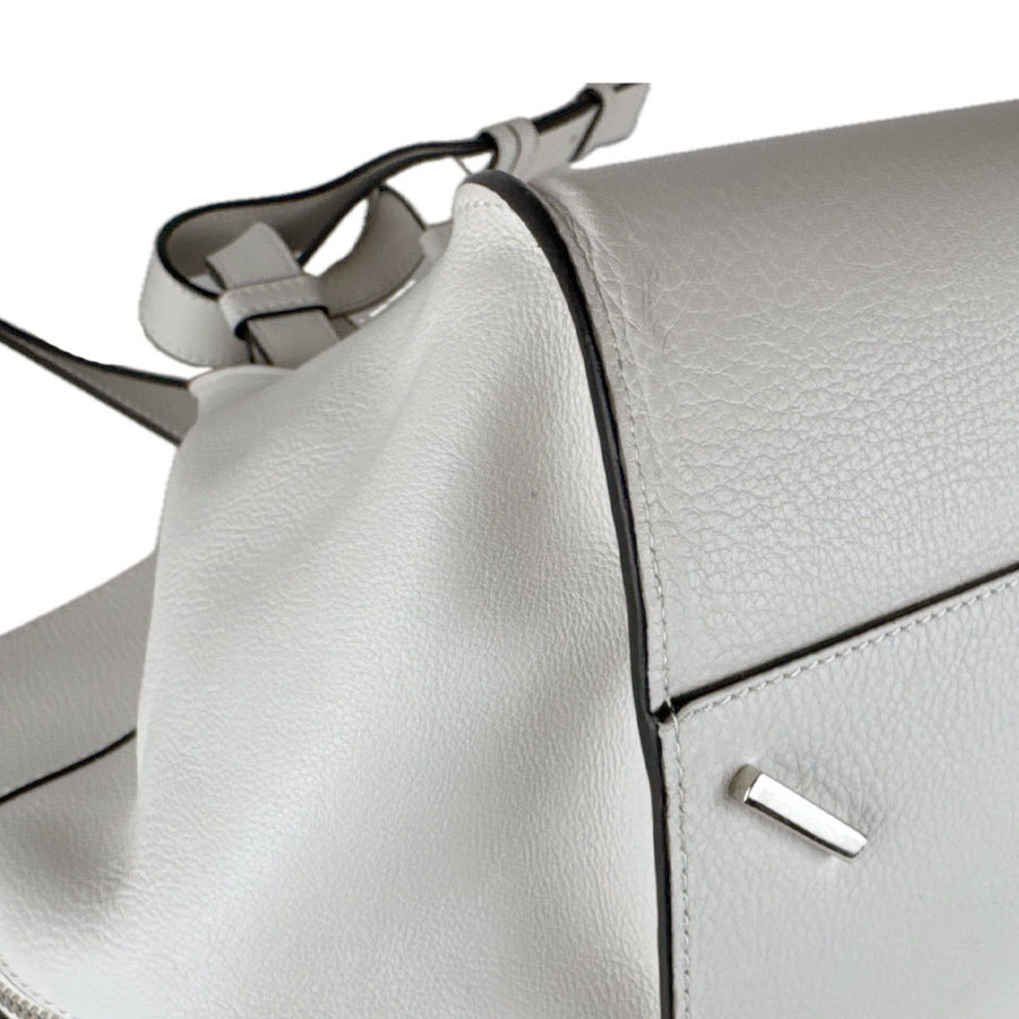 Loewe Loewe Hammock Leather Shoulder Bag/Handbag, White, Women's, Free Shipping (z8991) Size ONE SIZE - 8 Thumbnail