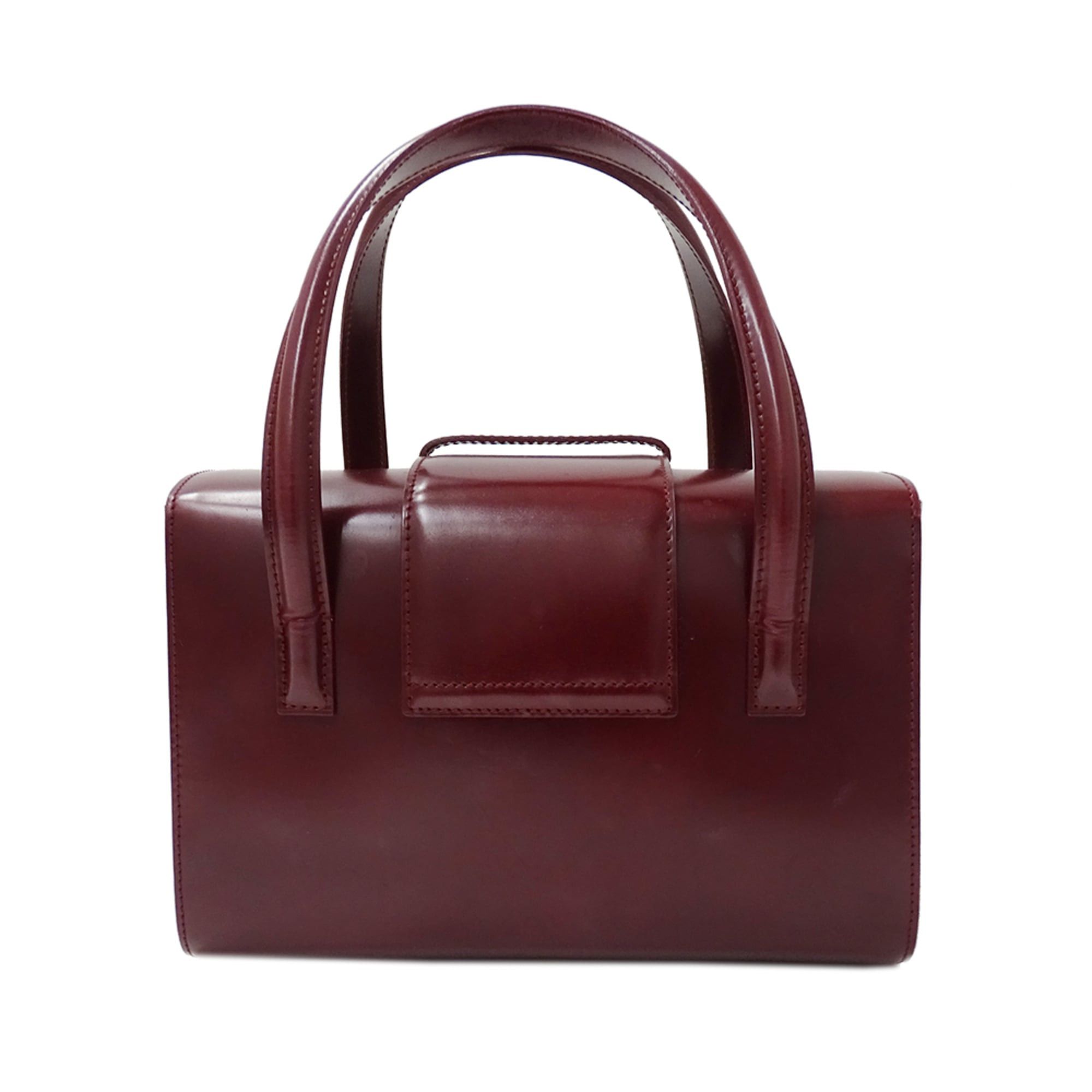 Cartier Cartier handbag for women, brand name, patent leather, Panthère, Bordeaux. Size ONE SIZE - 2 Thumbnail