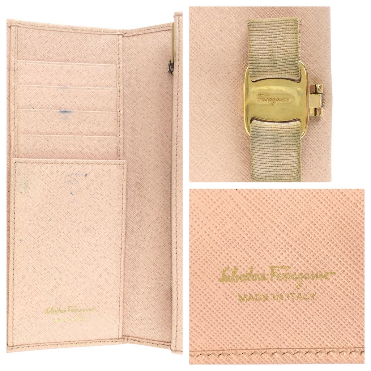 Salvatore Ferragamo Salvatore Ferragamo Salvatore Ferragamo Vara Leather Long Wallet Leather Long Wallet DUTY FREE for USA Size ONE SIZE - 8 Thumbnail