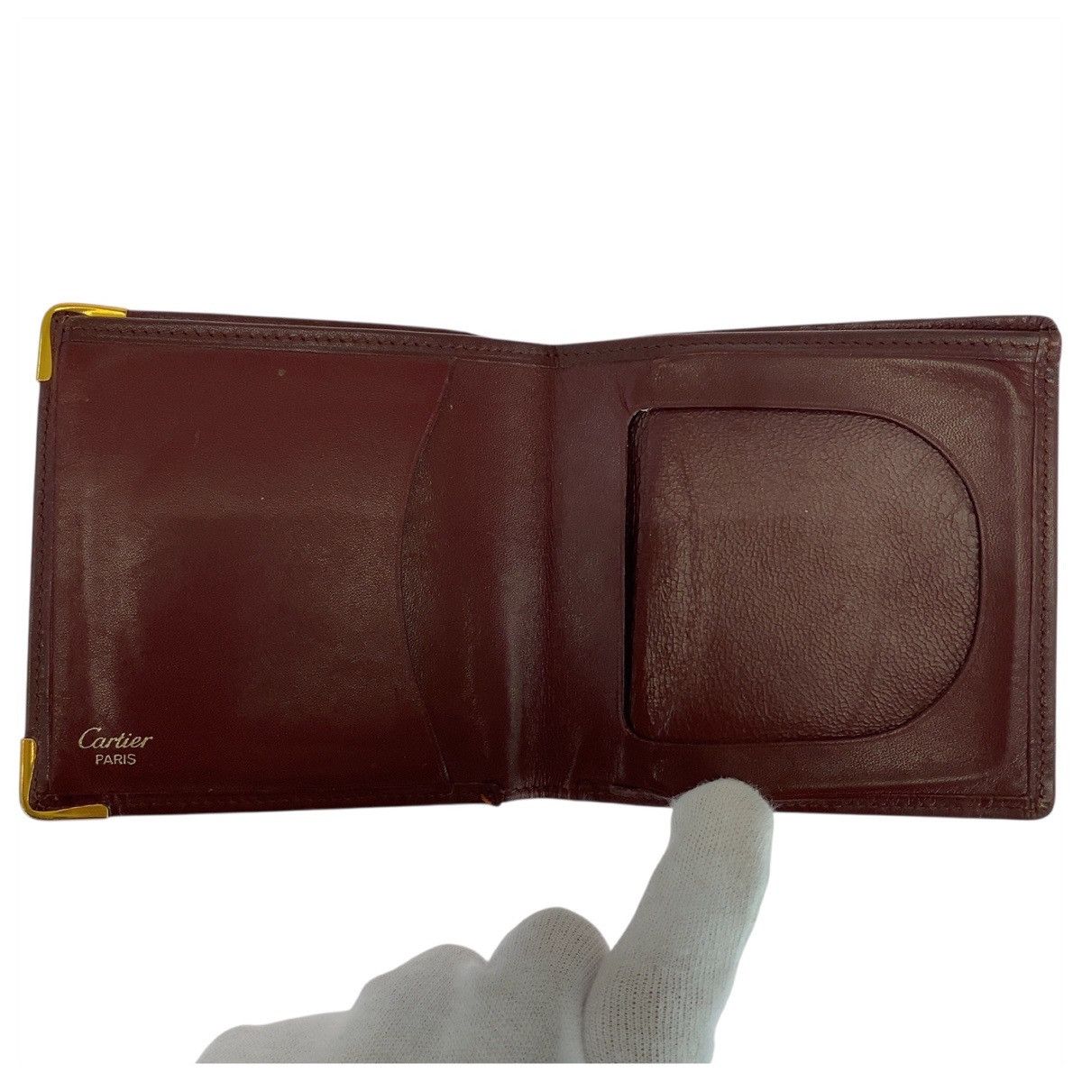 Cartier Cartier Cartier Must Line Leather Wallet Leather Short Wallet DUTY FREE for USA Size ONE SIZE - 6 Thumbnail
