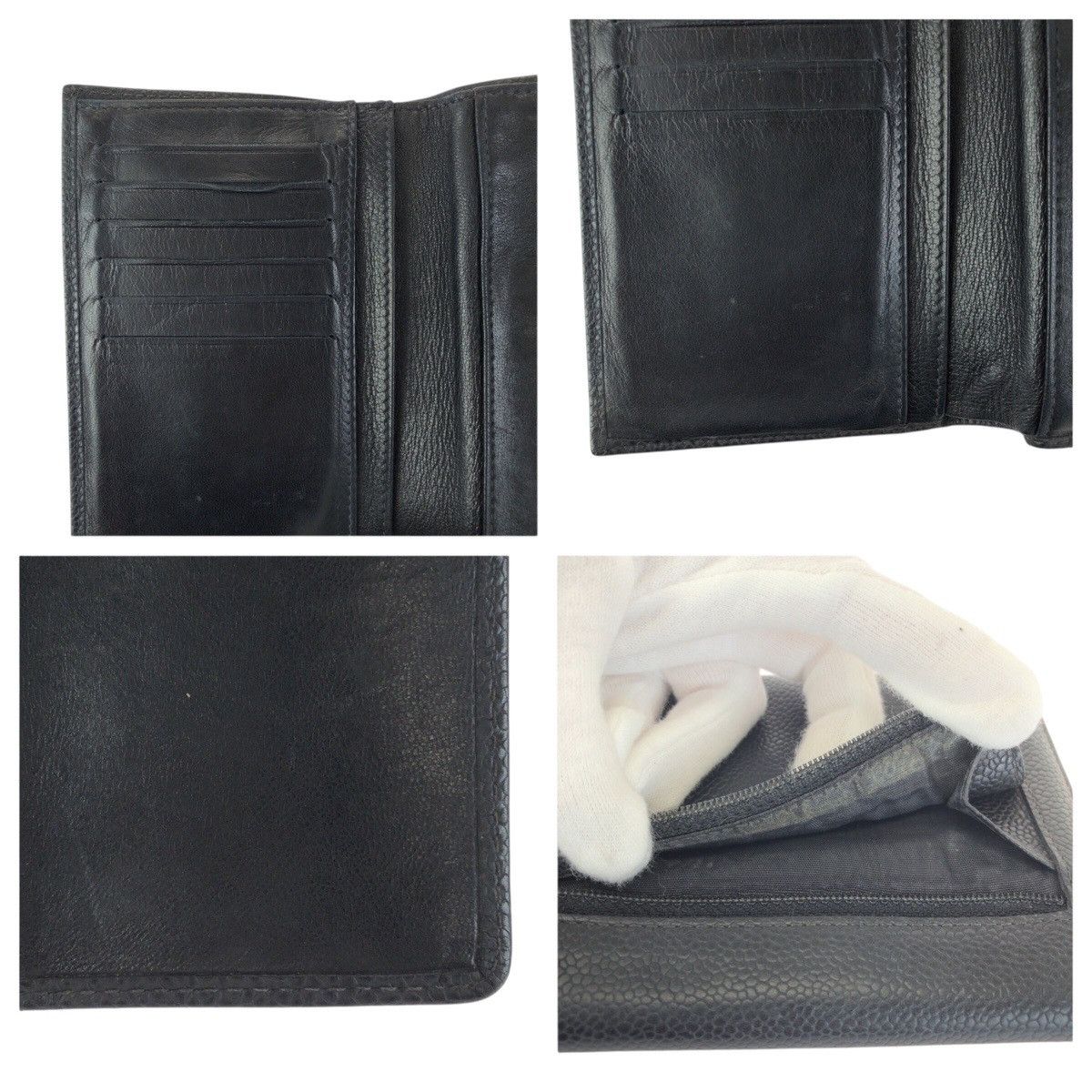Chanel Chanel Chanel Caviar Skin Wallet Leather Short Wallet DUTY FREE for USA Size ONE SIZE - 7 Thumbnail