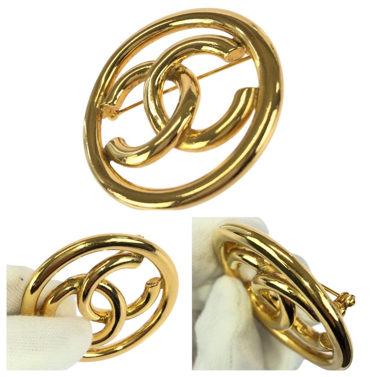 Chanel Chanel Chanel Coco Mark Brooch Metal Brooch DUTY FREE for USA Size ONE SIZE - 4 Thumbnail
