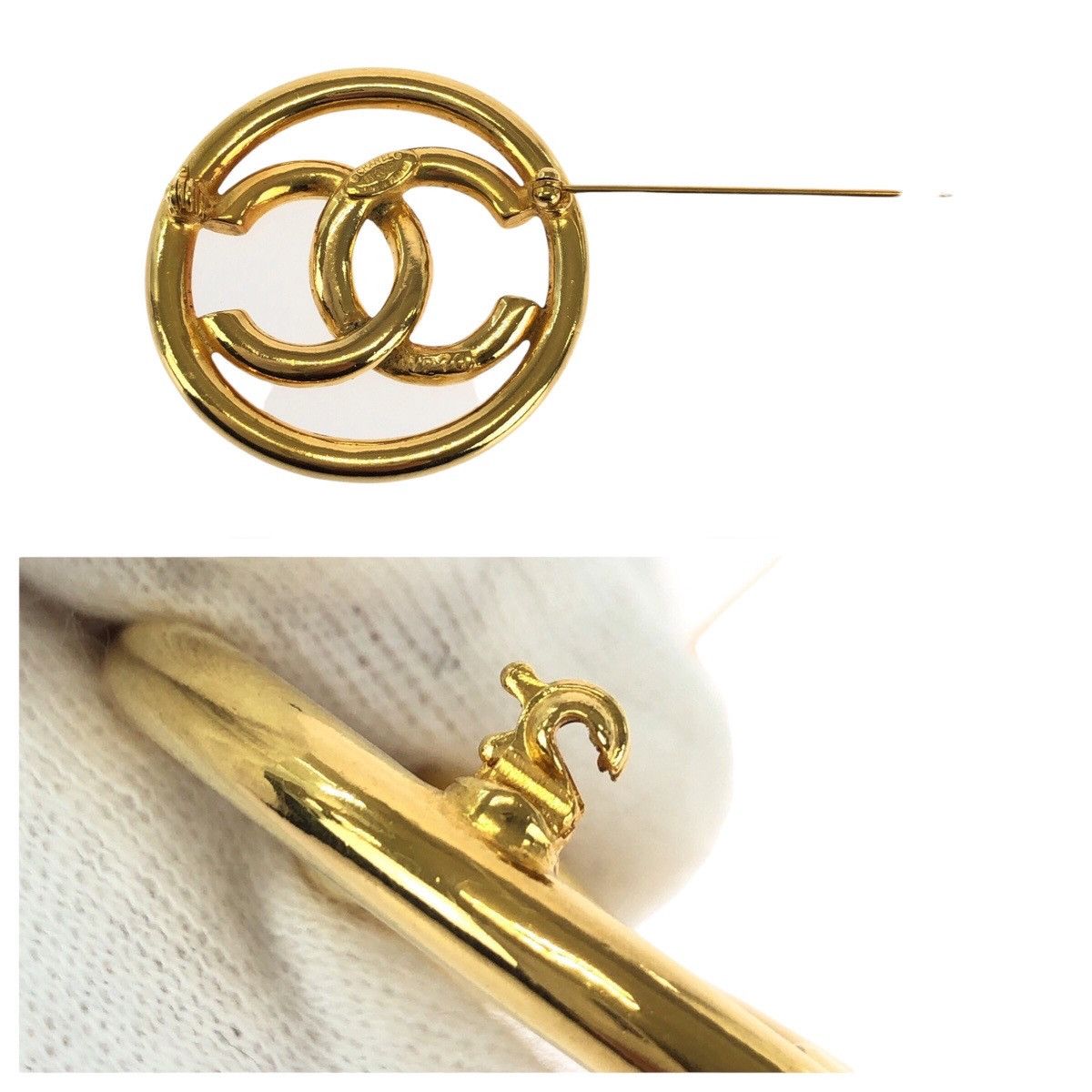 Chanel Chanel Chanel Coco Mark Brooch Metal Brooch DUTY FREE for USA Size ONE SIZE - 5 Thumbnail