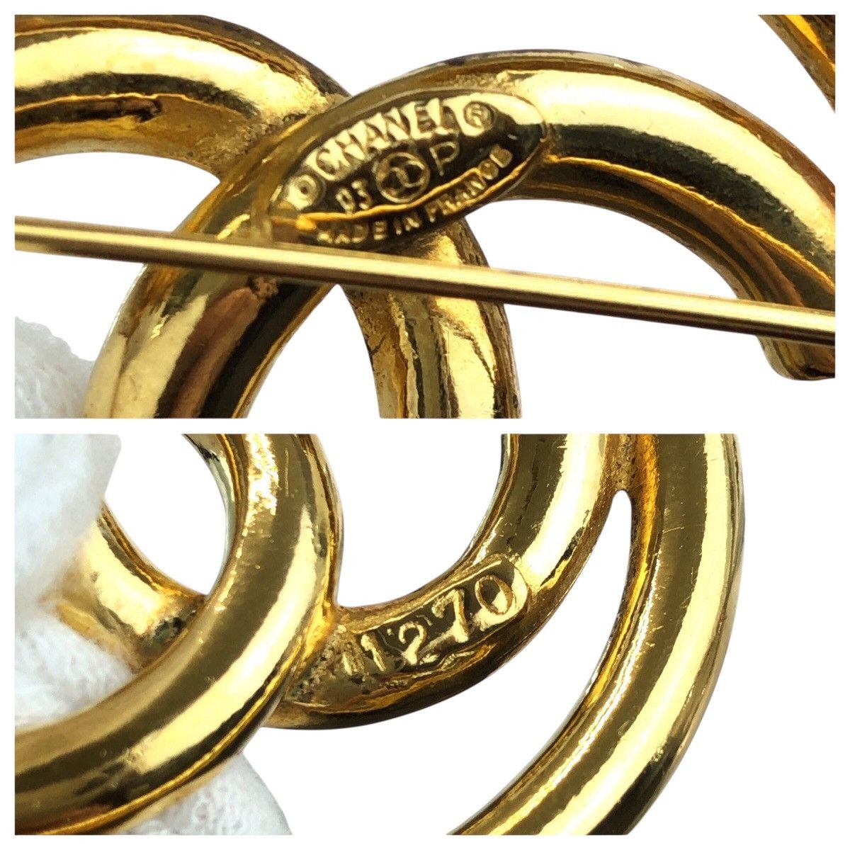 Chanel Chanel Chanel Coco Mark Brooch Metal Brooch DUTY FREE for USA Size ONE SIZE - 3 Thumbnail