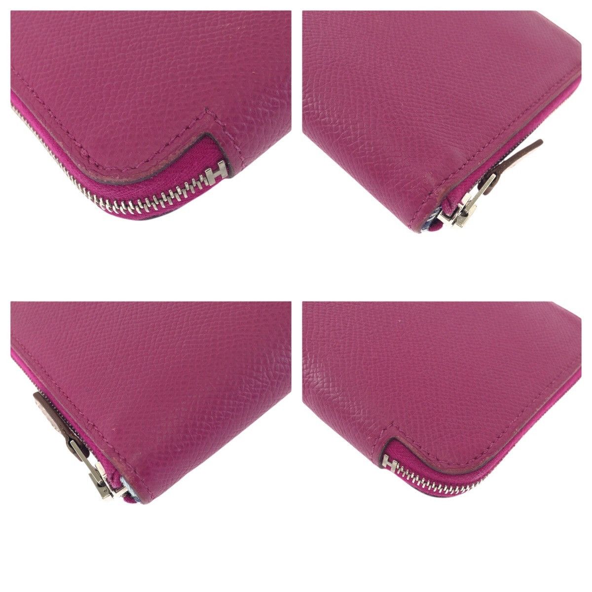 Hermes Hermes Hermes Azap Long Silk In Epsom Long Wallet Leather Long Wallet C DUTY FREE for USA Size ONE SIZE - 4 Thumbnail