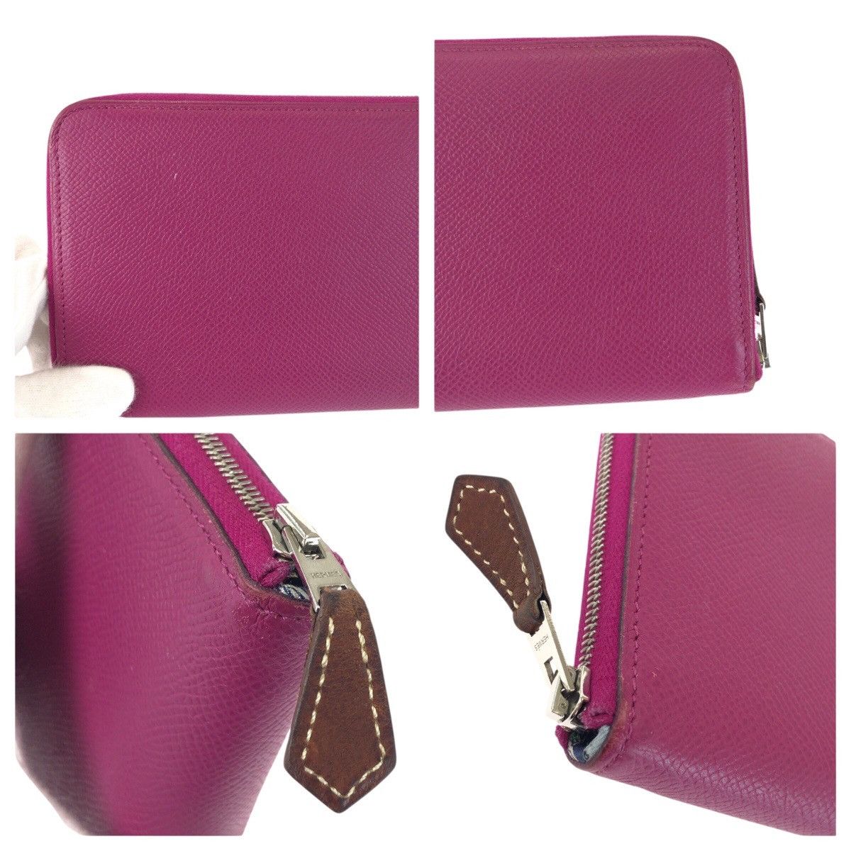 Hermes Hermes Hermes Azap Long Silk In Epsom Long Wallet Leather Long Wallet C DUTY FREE for USA Size ONE SIZE - 6 Thumbnail