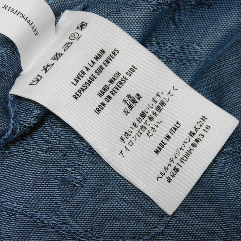 Berluti Berluti Berluti Scritto Cotton Polo Shirt Textile Tops R19JPS44JAEP DUTY FREE for USA Size ONE SIZE - 9 Thumbnail