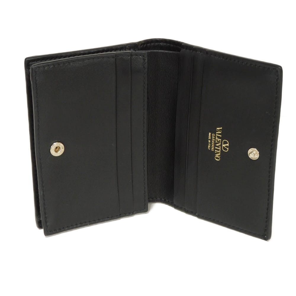 Valentino Valentino Valentino Vlogo Walk Calfskin Bifold Wallet Leather Short Wallet 1W5P0P39YPP DUTY FREE for USA Size ONE SIZE - 9 Thumbnail