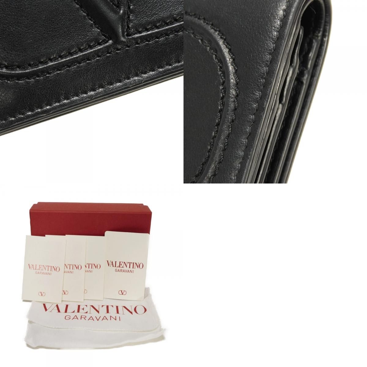Valentino Valentino Valentino Vlogo Walk Calfskin Bifold Wallet Leather Short Wallet 1W5P0P39YPP DUTY FREE for USA Size ONE SIZE - 20 Thumbnail