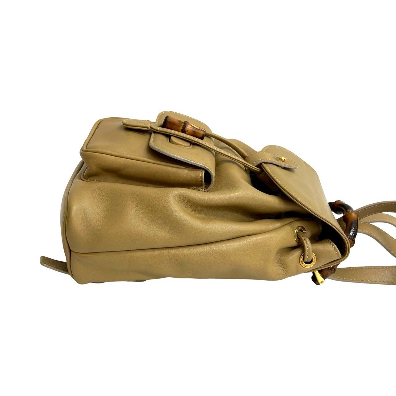 Gucci Gucci Gucci Bamboo Leather Backpack Leather Backpack DUTY FREE for USA Size ONE SIZE - 7 Thumbnail