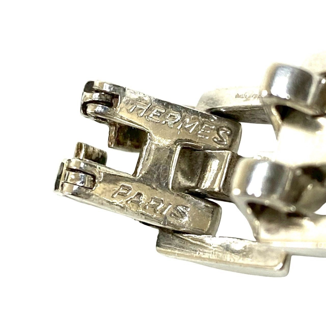 Hermes Hermes Hermes Silver Bracelet Precious Metal Bracelet DUTY FREE for USA Size ONE SIZE - 4 Thumbnail