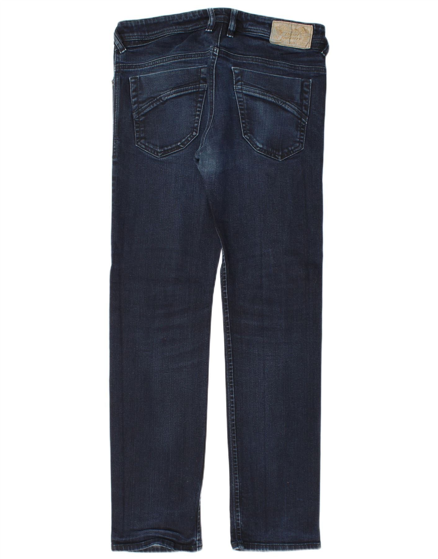 Diesel Mens Slim Jeans W32 L32 Navy Blue Cotton Size US 32 / EU 48 - 2 Thumbnail
