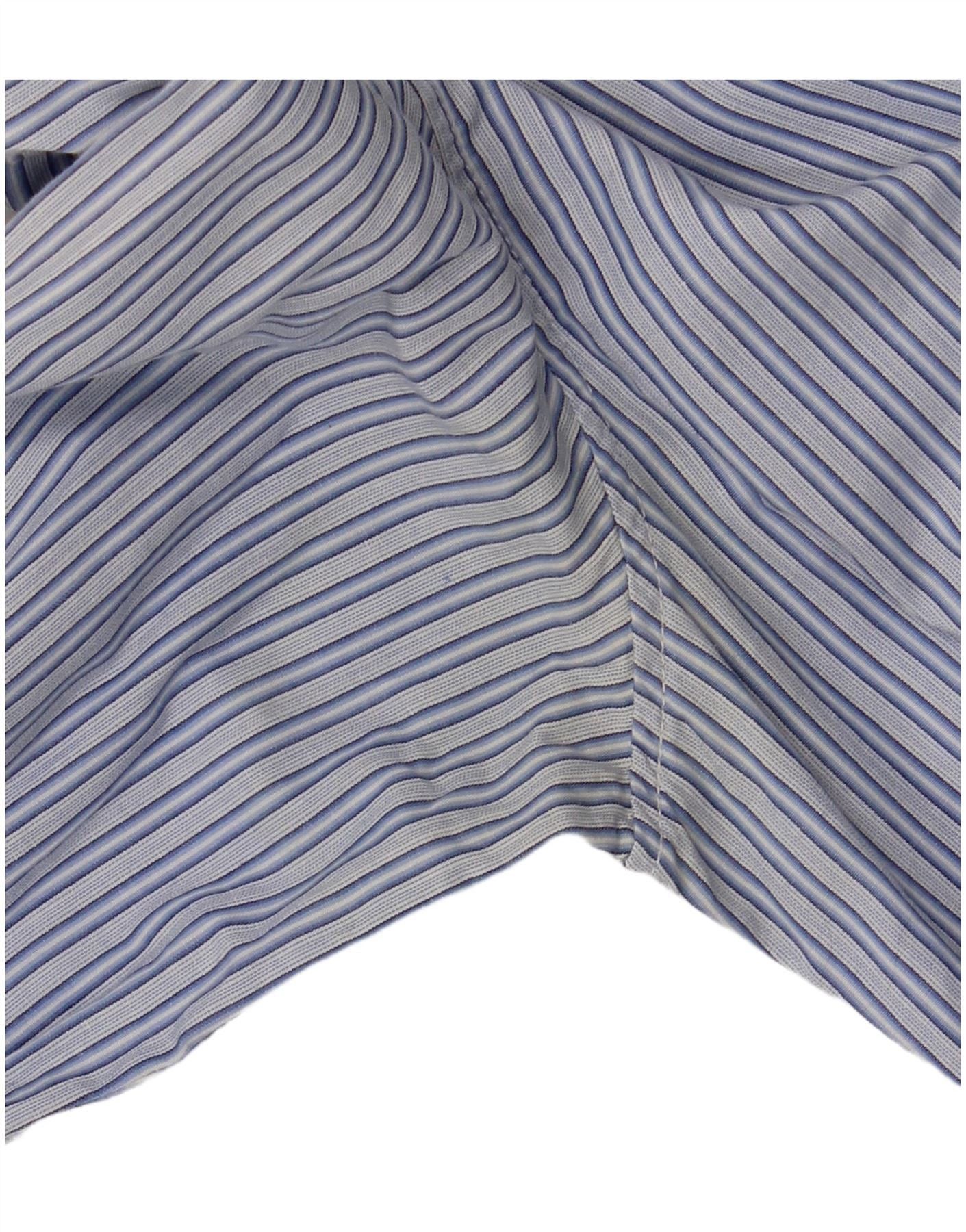 Ralph Lauren Womens Shirt UK 10 Small Blue Striped Cotton Size XS / US 0-2 / IT 36-38 - 4 Thumbnail