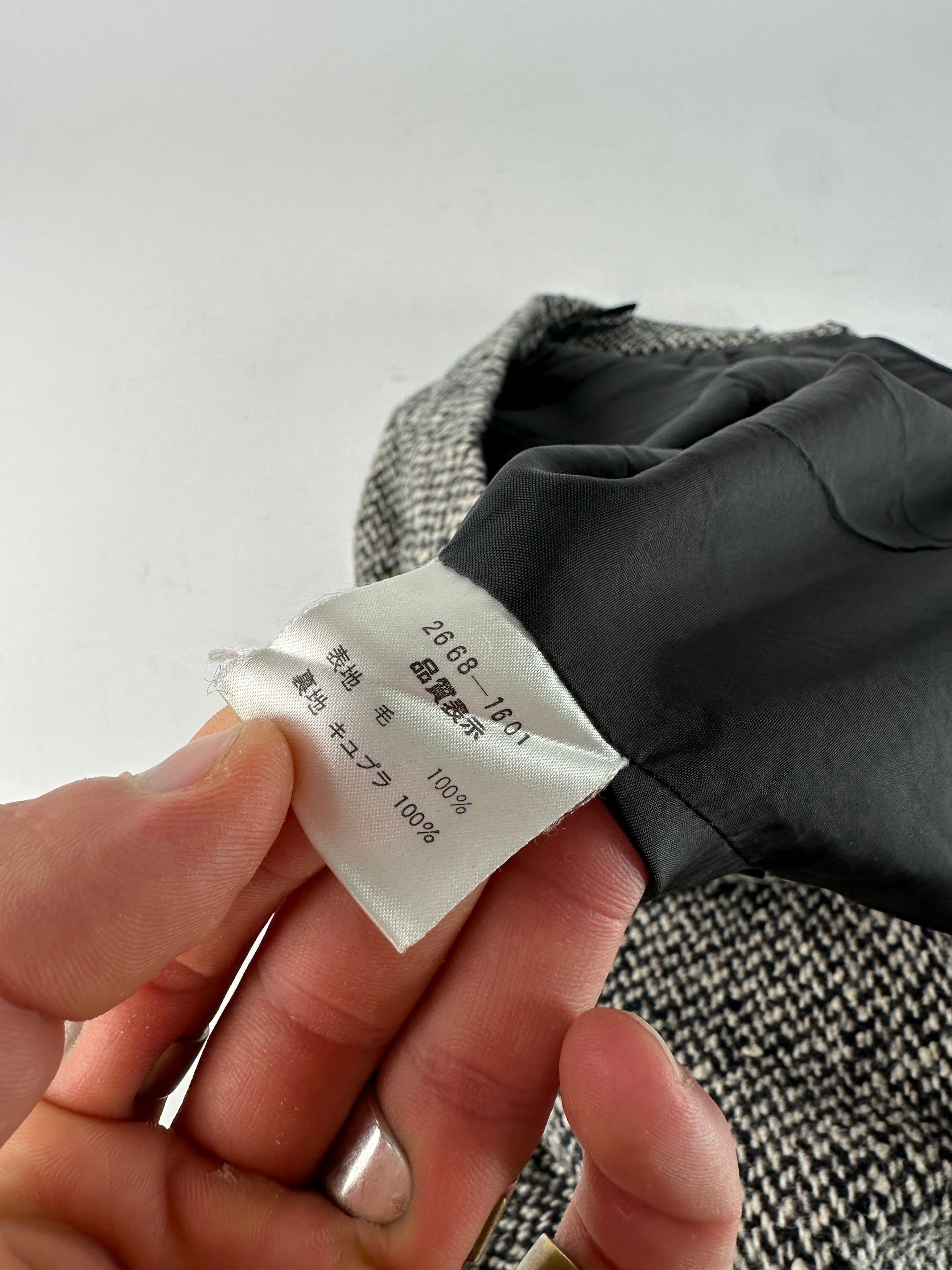 Balenciaga Vintage Wool Skirt Grey Black M Size 27" / US 4 / IT 40 - 13 Thumbnail