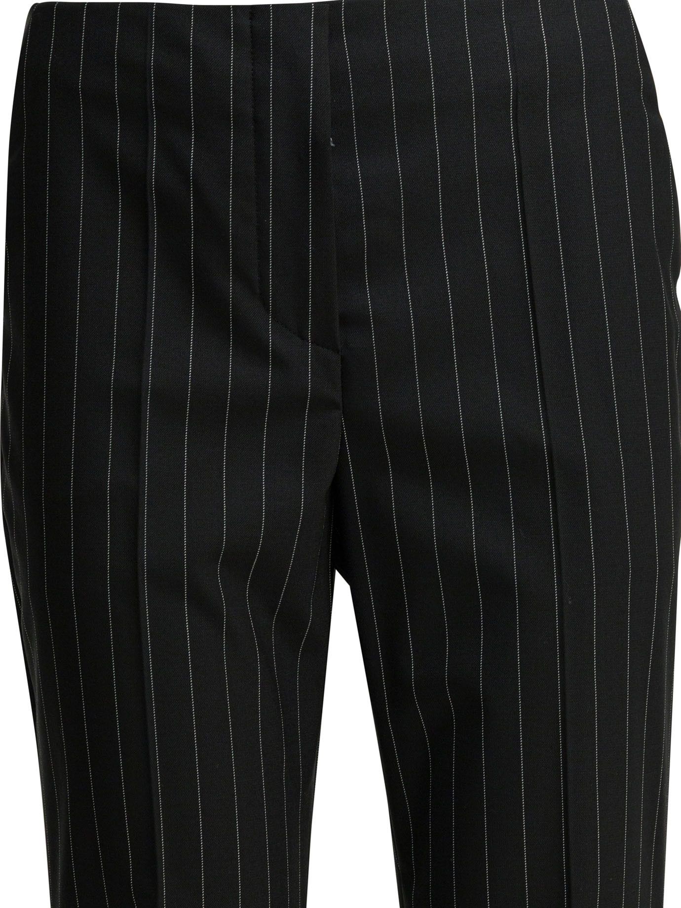 Max Mara Pinstripe Pants In Virgin Wool Size 28" / US 6 / IT 42 - 3 Thumbnail