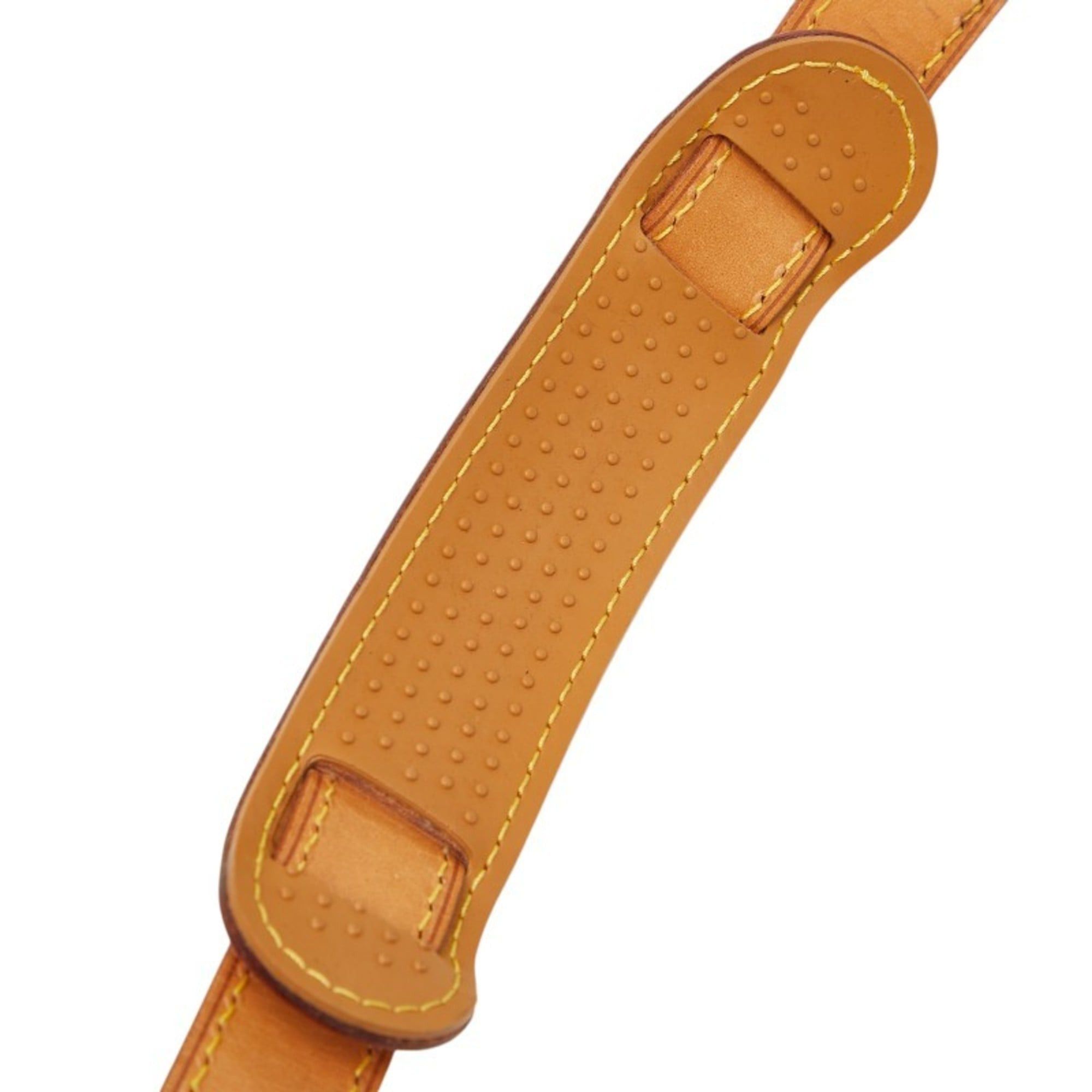 Louis Vuitton Louis Vuitton Shoulder Strap, Beige Leather, Women's LOUIS VUITTON Size ONE SIZE - 6 Thumbnail