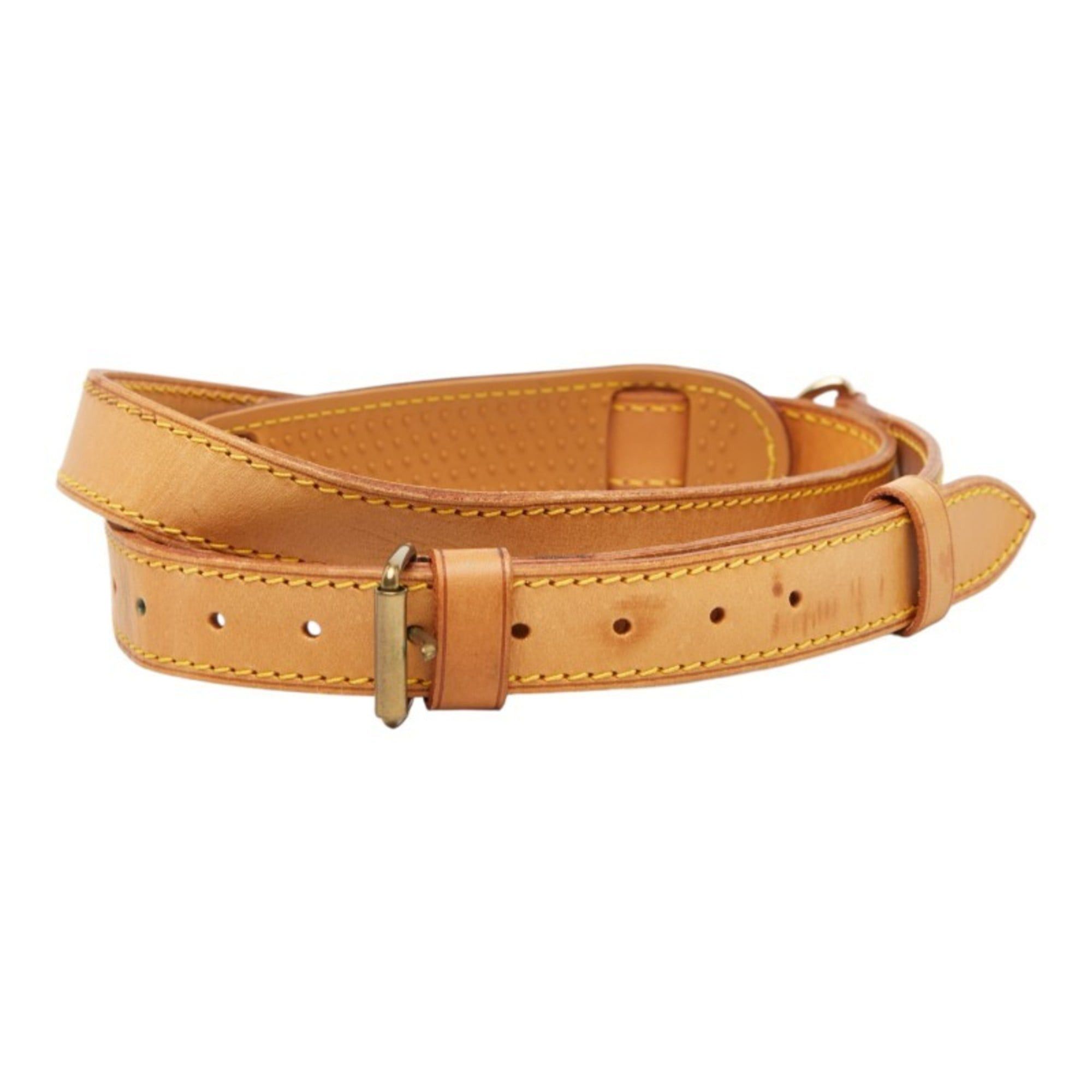 Louis Vuitton Louis Vuitton Shoulder Strap, Beige Leather, Women's LOUIS VUITTON Size ONE SIZE - 4 Thumbnail