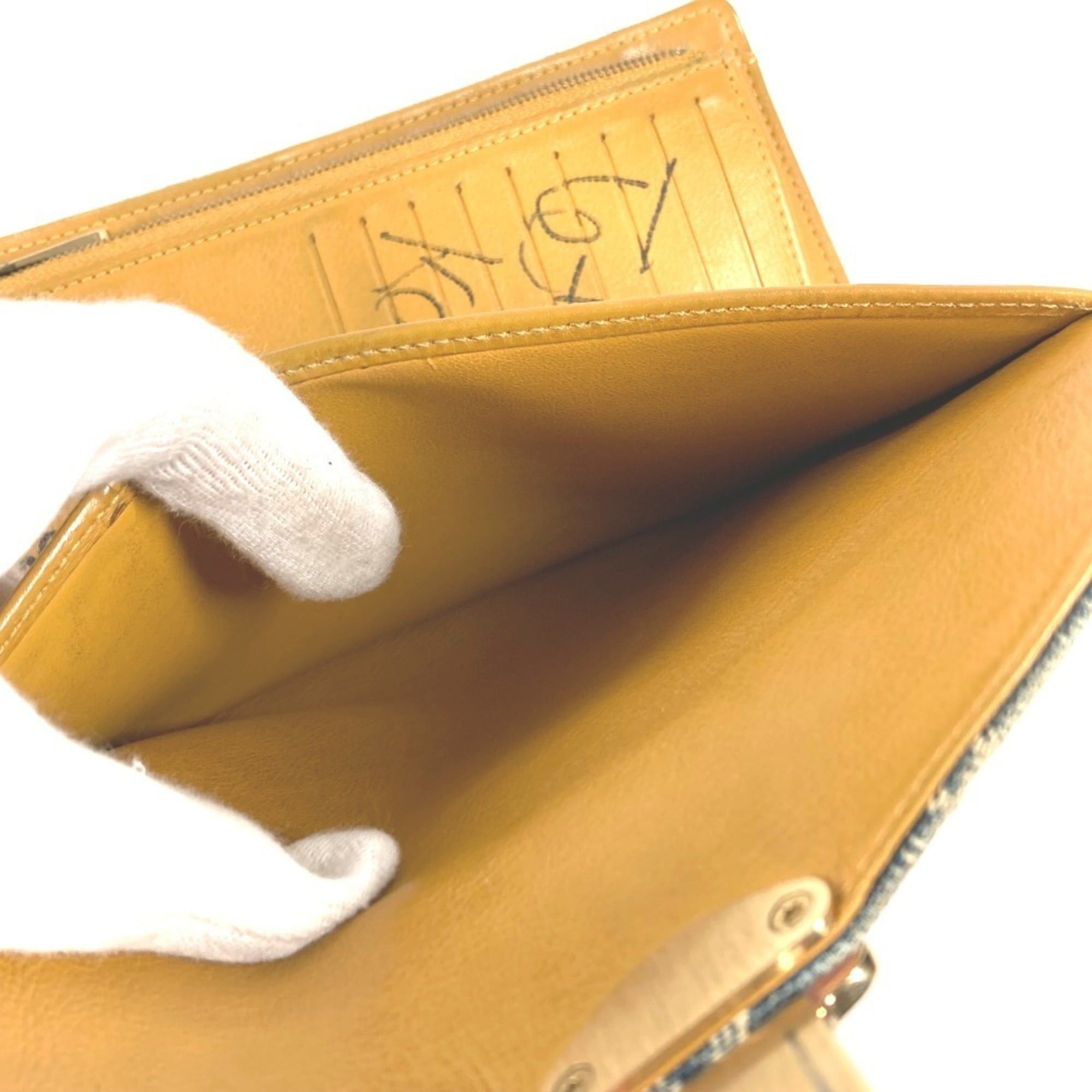 Louis Vuitton LOUIS VUITTON M95511 Monogram Denim Portefeuille Amelia Long Wallet, Tri-fold Canvas, Men's/Women's, Blue Size ONE SIZE - 16 Thumbnail
