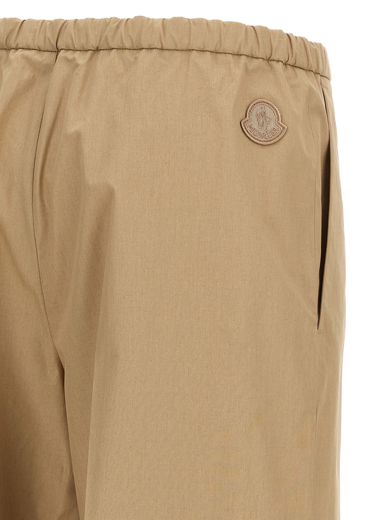 Moncler Grosgrain Logo Patch Pants Size 28" / US 6 / IT 42 - 4 Thumbnail
