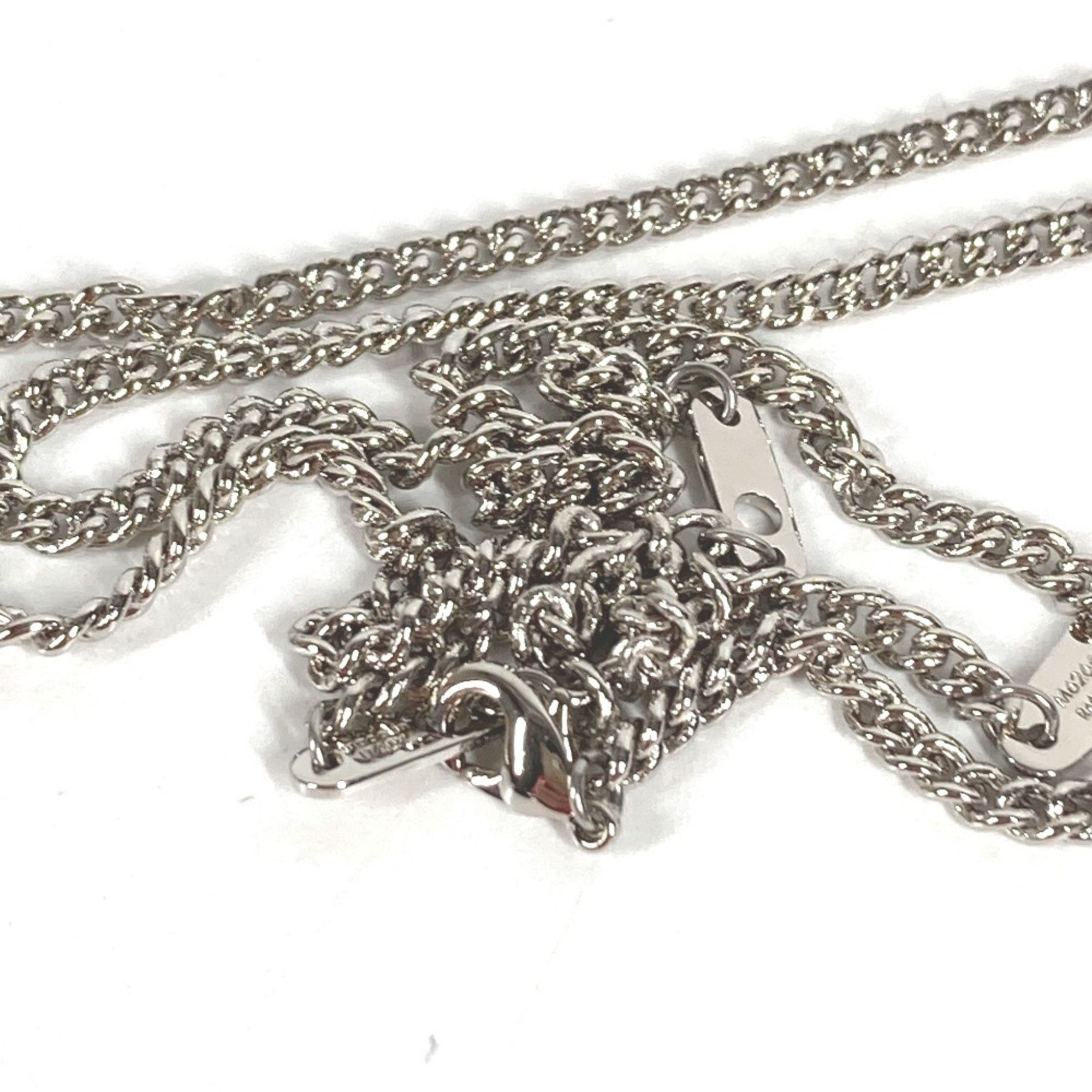 Louis Vuitton LOUIS VUITTON M62668 Collier LV Stone Tiger Eye Pendant Necklace, Accessory, Chain Metal, Men's, Women's, Silver Size ONE SIZE - 10 Thumbnail