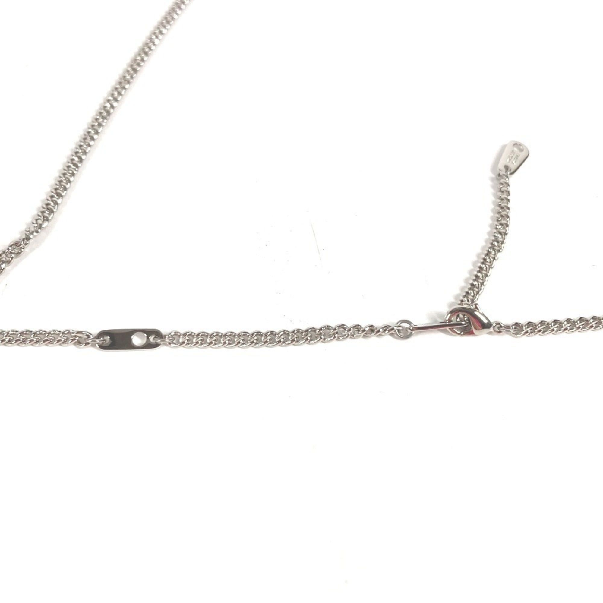 Louis Vuitton LOUIS VUITTON M62668 Collier LV Stone Tiger Eye Pendant Necklace, Accessory, Chain Metal, Men's, Women's, Silver Size ONE SIZE - 8 Thumbnail