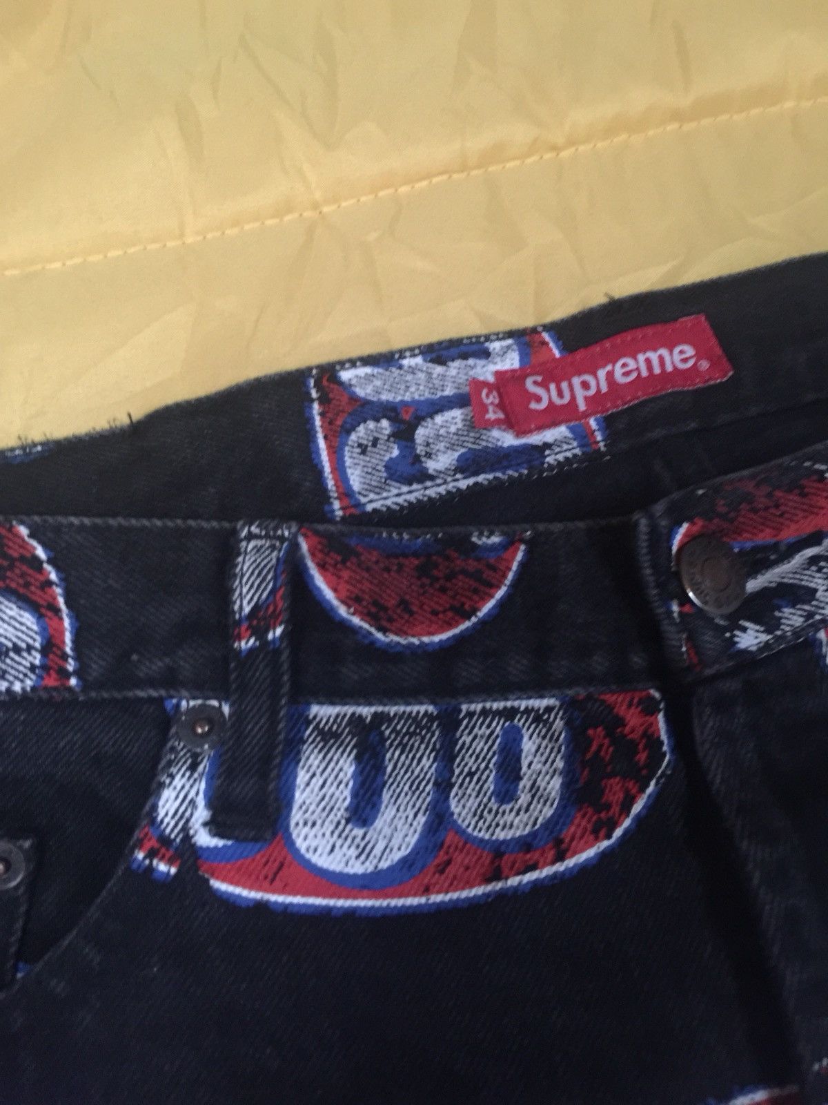 Supreme Supreme 666 Black Denim Size US 34 / EU 50 - 4 Thumbnail