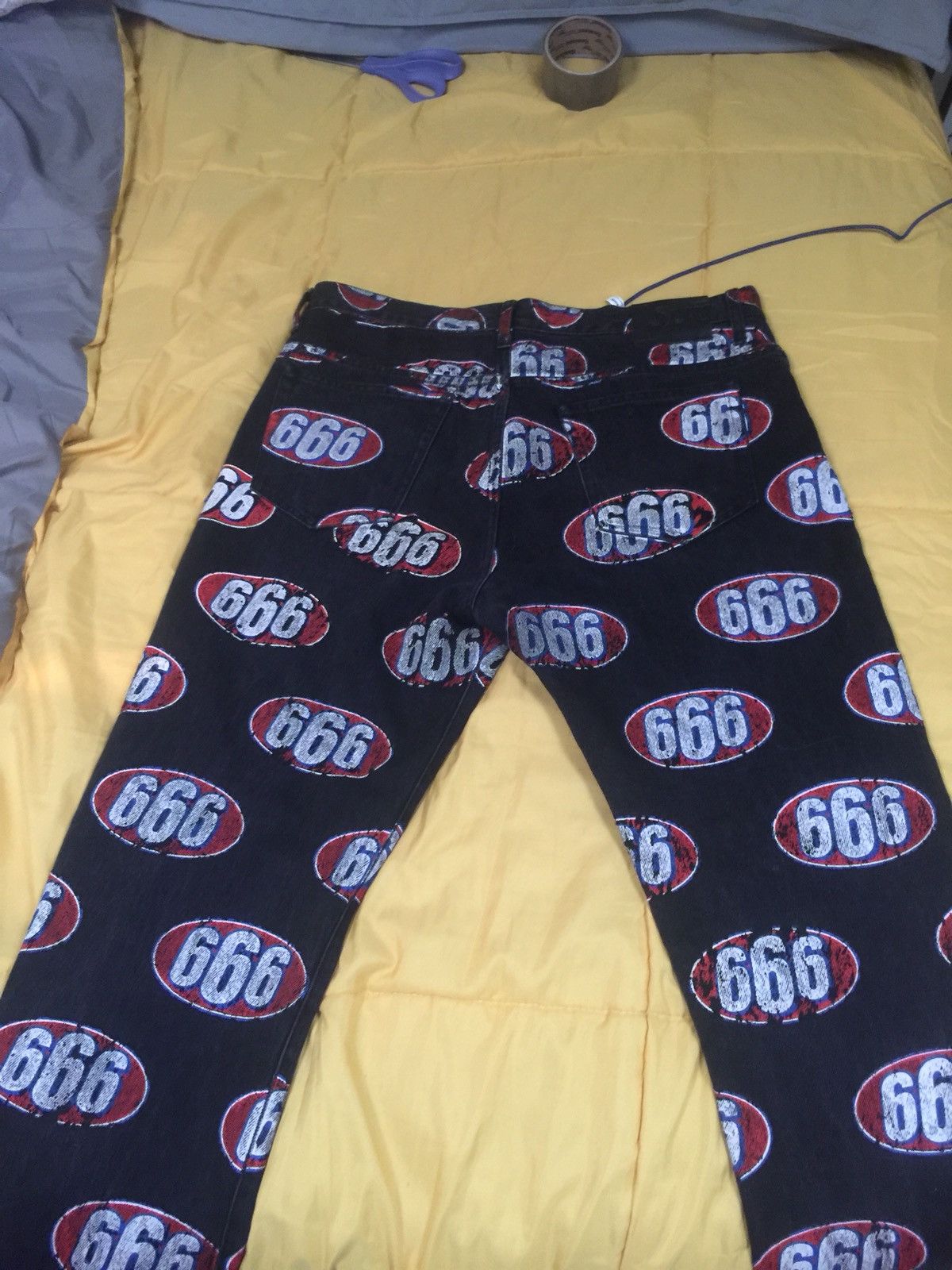 Supreme Supreme 666 Black Denim Size US 34 / EU 50 - 7 Thumbnail