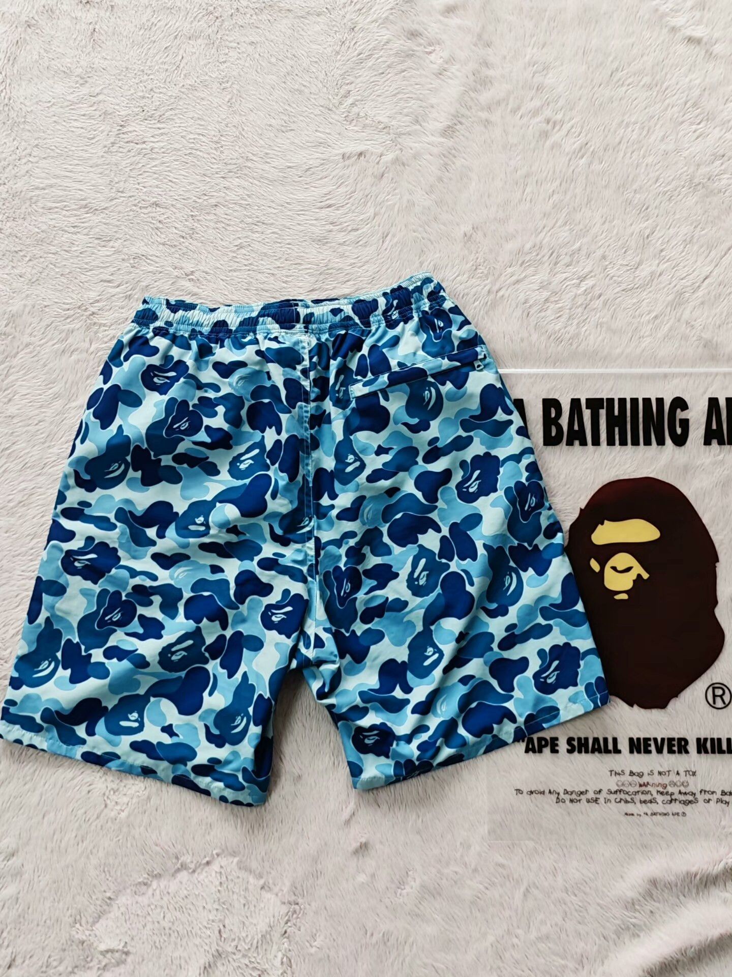 Bape Bape Blue Shorts S Men Size US 30 / EU 46 - 2 Thumbnail