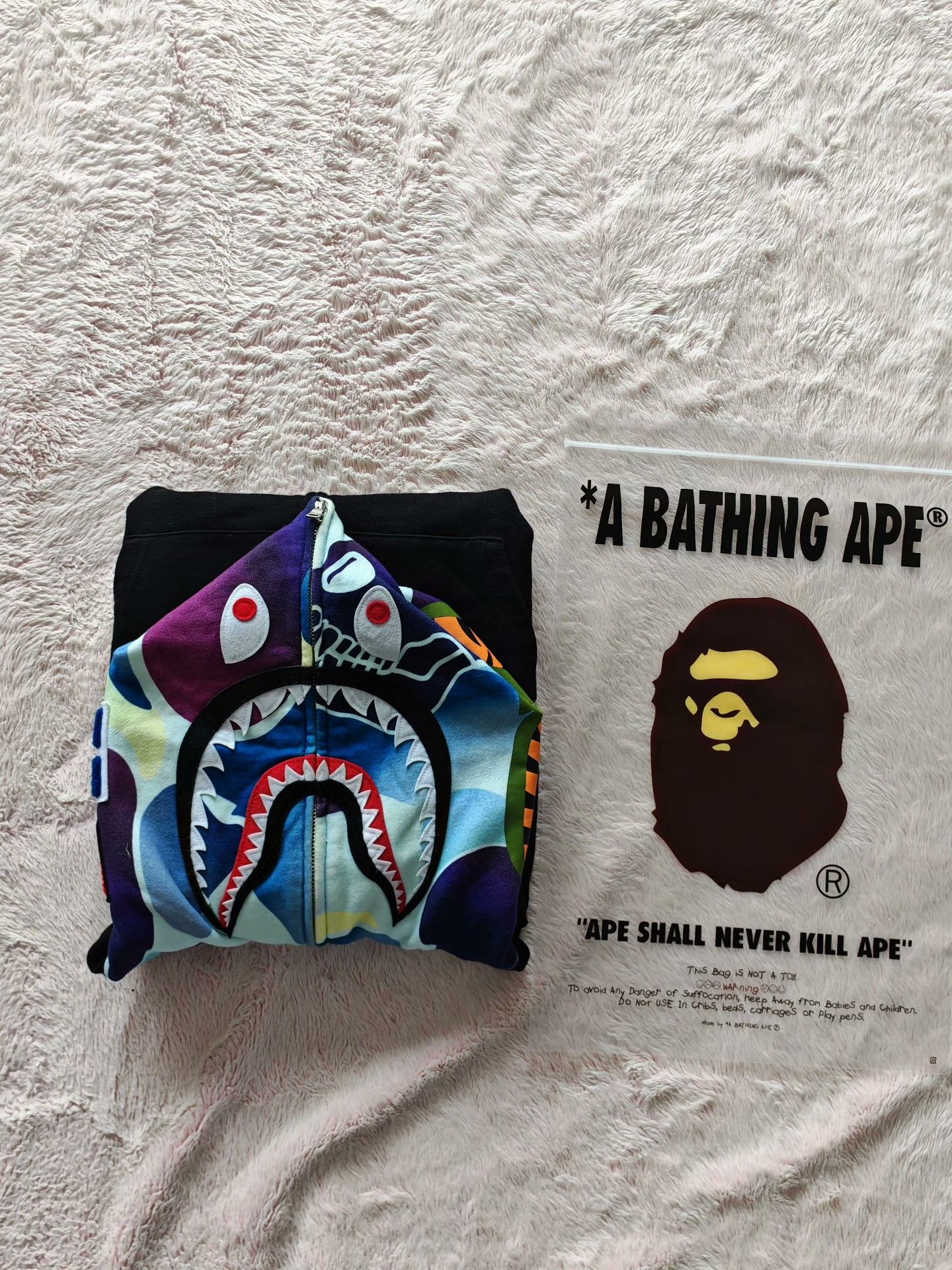 Bape Bape Black Hoodie L Men Size US L / EU 52-54 / 3 - 7 Thumbnail