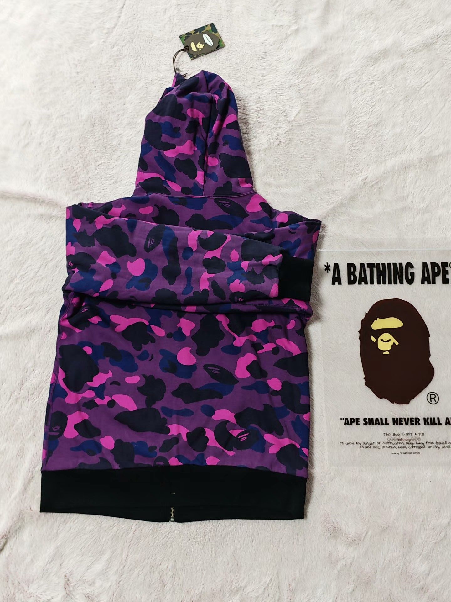 Bape Bape Purple Light Jacket L Men Size US L / EU 52-54 / 3 - 2 Thumbnail